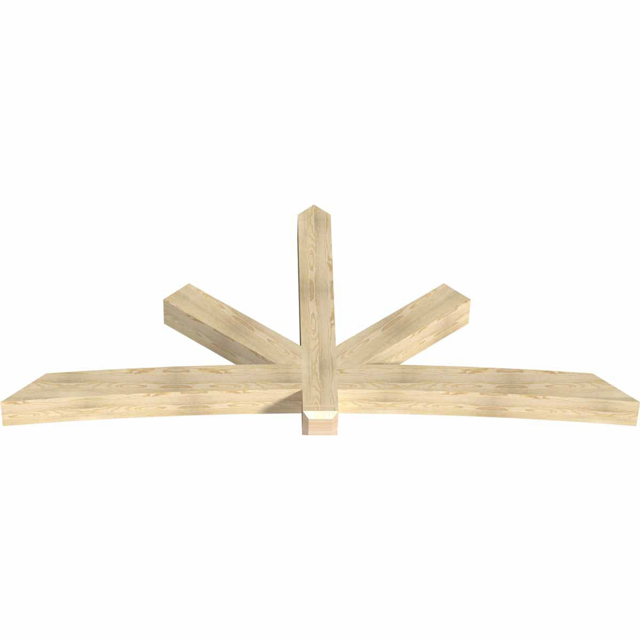 11/12 Pitch Alberta Rough Sawn Timber Gable Bracket GBW108X49X0606ALB00RDF