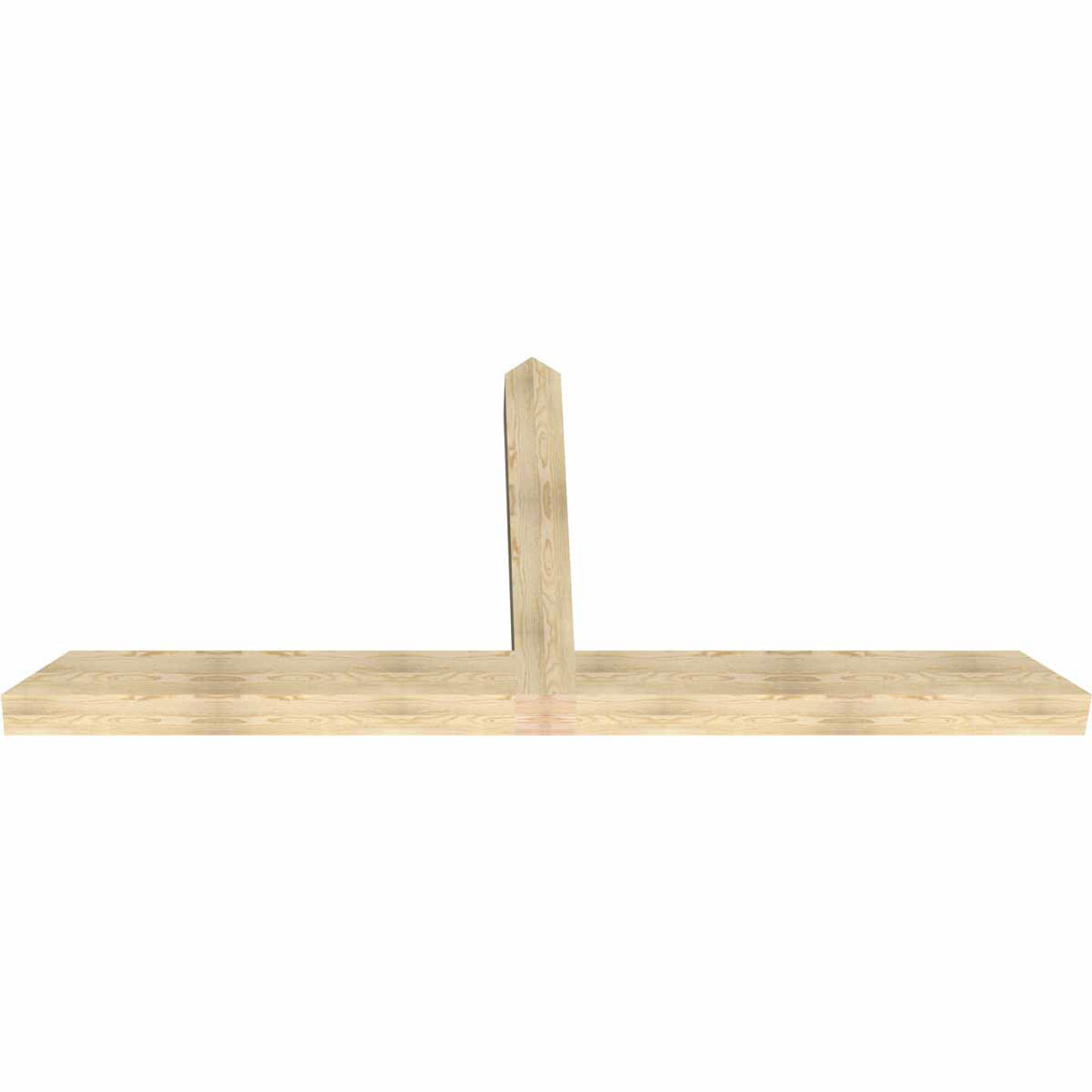 11/12 Pitch Portland Rough Sawn Timber Gable Bracket GBW108X49X0606POR00RDF