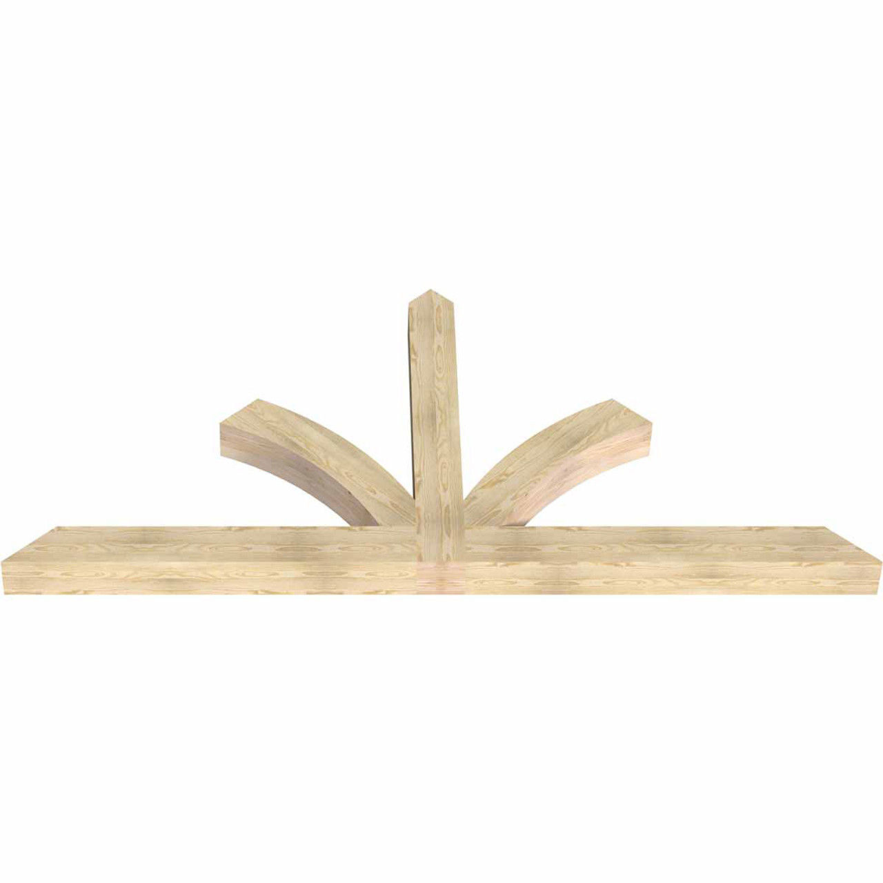 11/12 Pitch Richland Rough Sawn Timber Gable Bracket GBW108X49X0606RIC00RDF