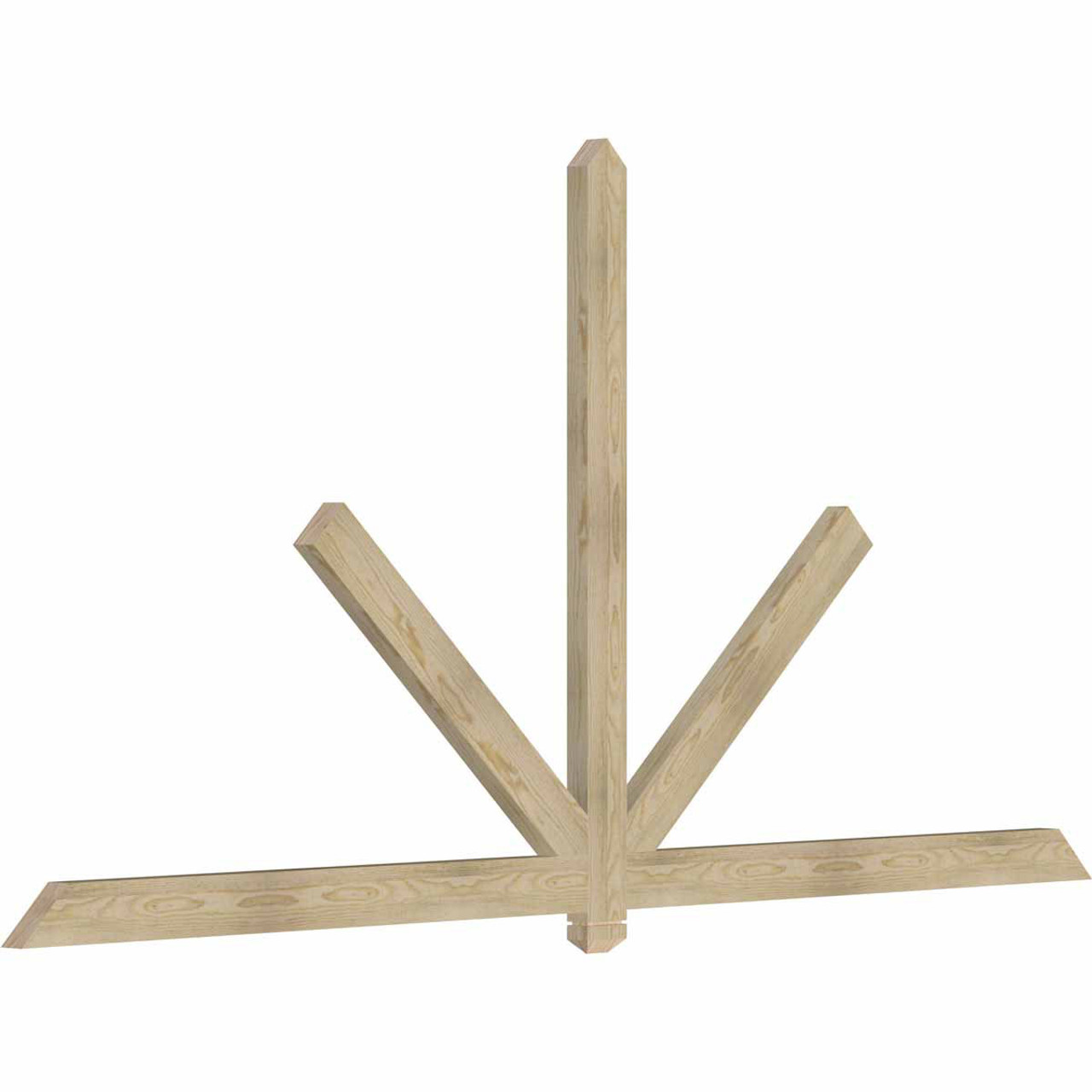 12/12 Pitch Kennewick Rough Sawn Timber Gable Bracket GBW108X54X0204KEN00RDF