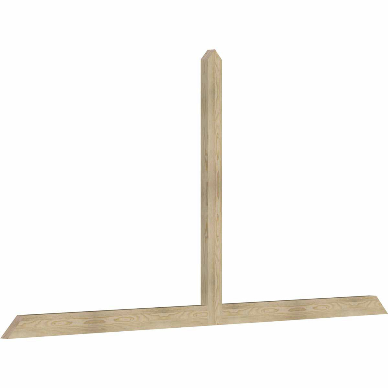 12/12 Pitch Portland Rough Sawn Timber Gable Bracket GBW108X54X0204POR00RDF