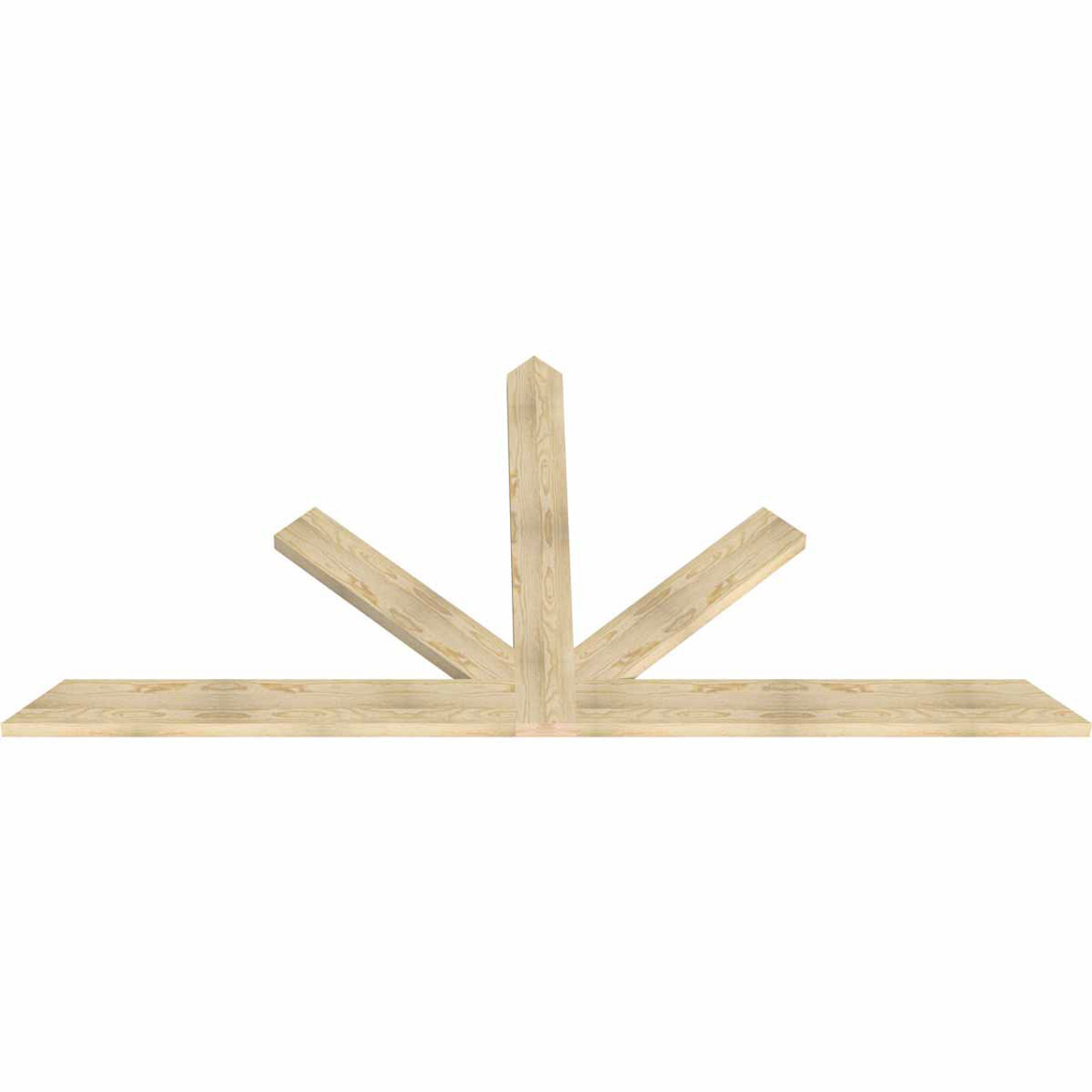 12/12 Pitch Saratoga Rough Sawn Timber Gable Bracket GBW108X54X0206SAR00RDF