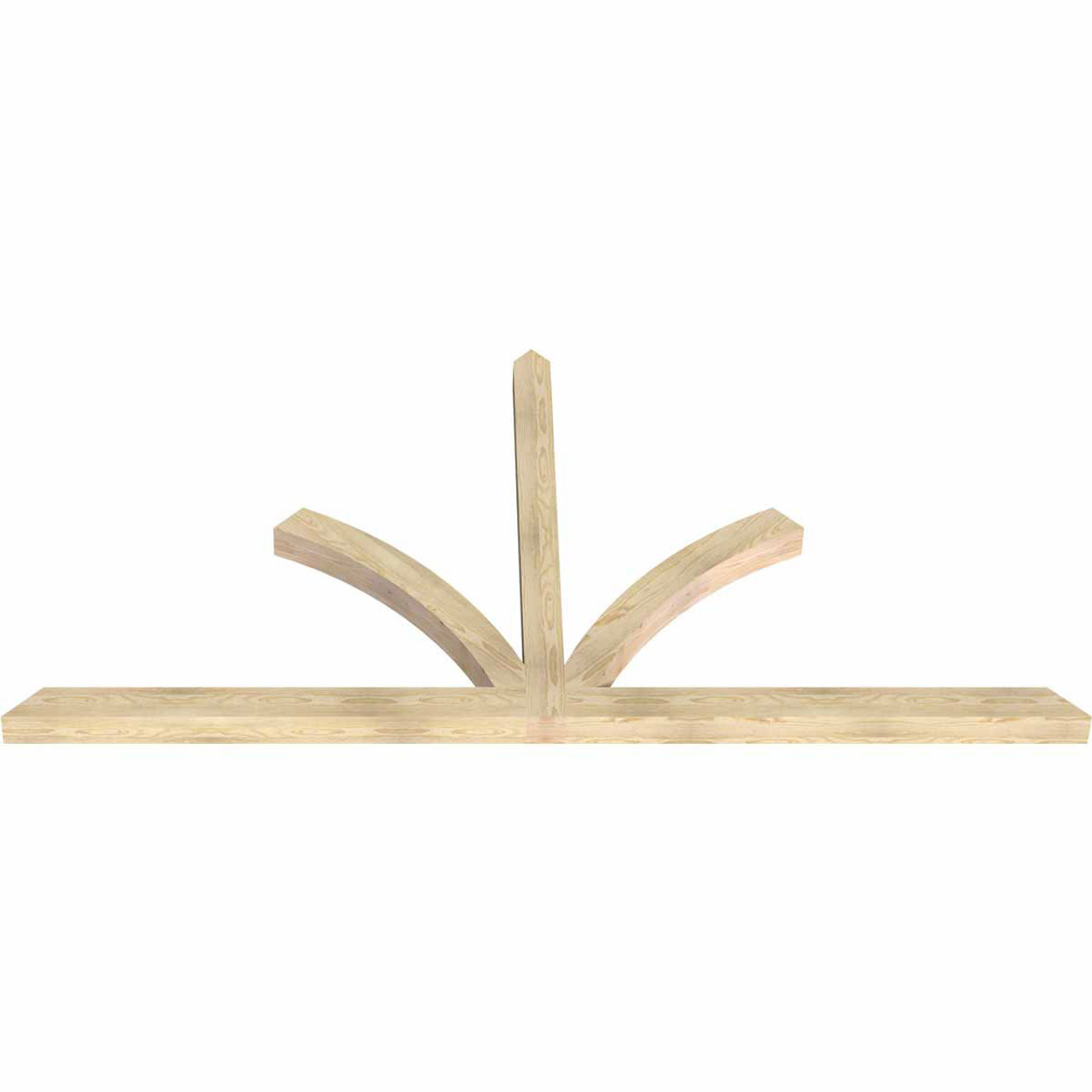 12/12 Pitch Richland Rough Sawn Timber Gable Bracket GBW108X54X0404RIC00RDF