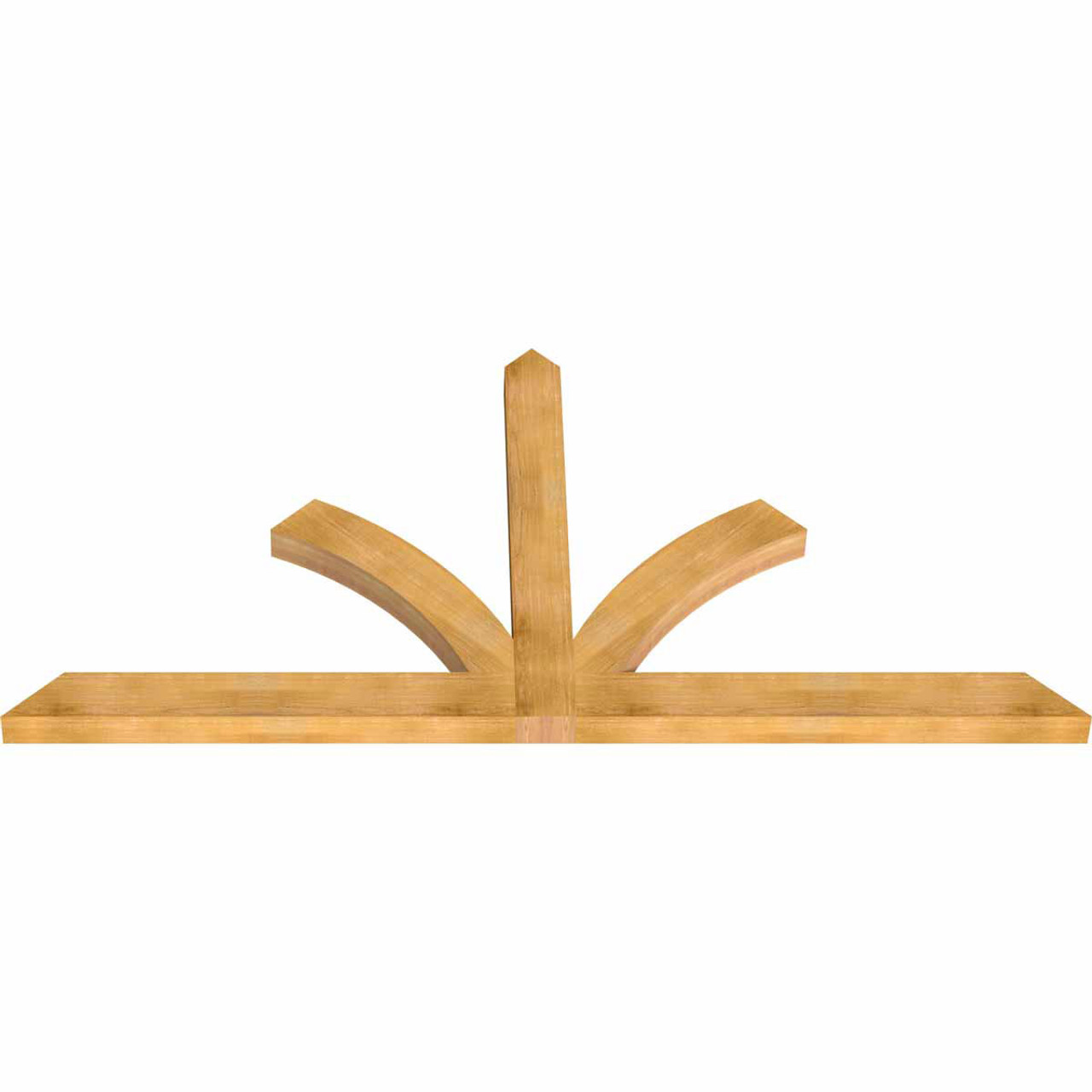 12/12 Pitch Richland Rough Sawn Timber Gable Bracket GBW108X54X0406RIC00RWR