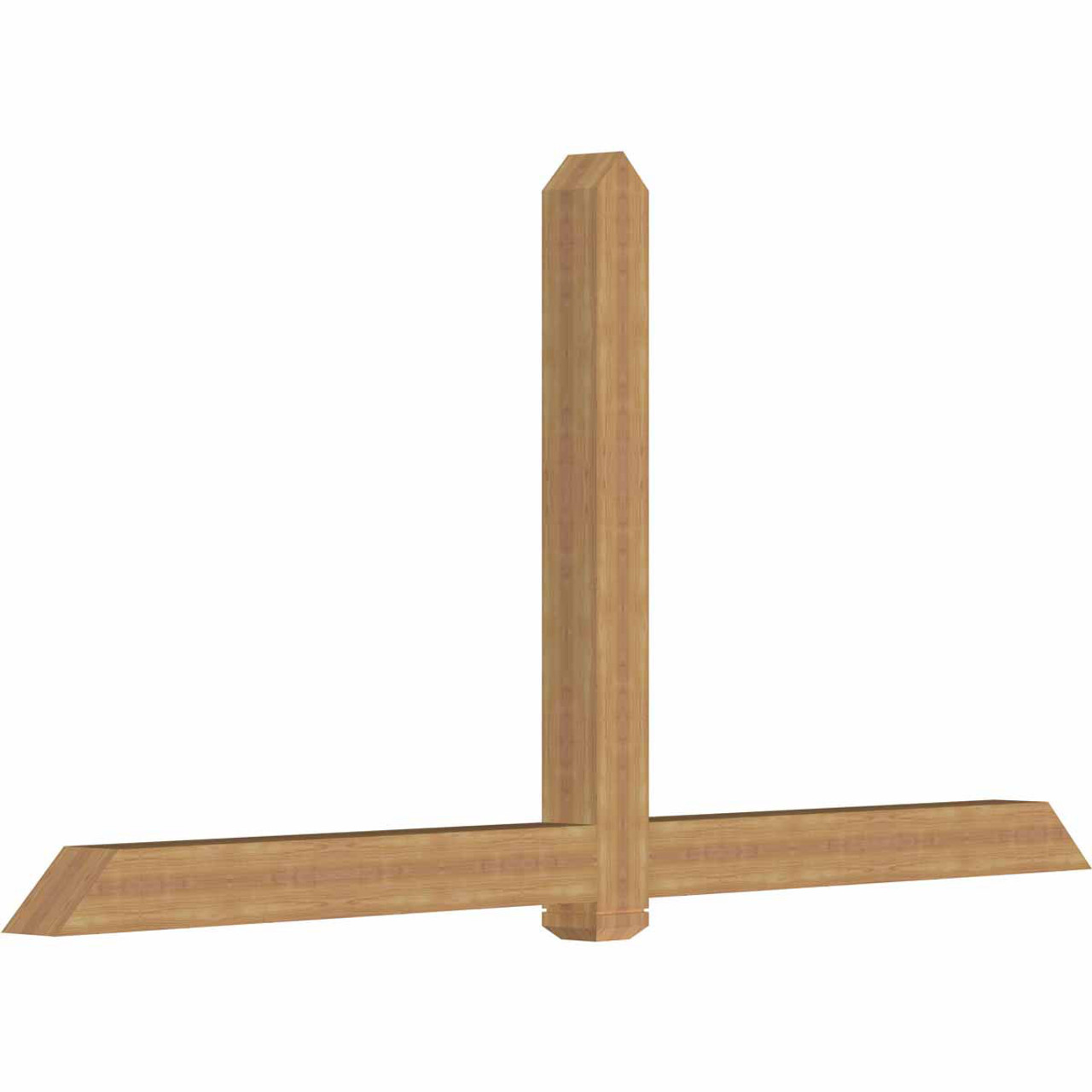 12/12 Pitch Eugene Smooth Timber Gable Bracket GBW108X54X0606EUG00SWR