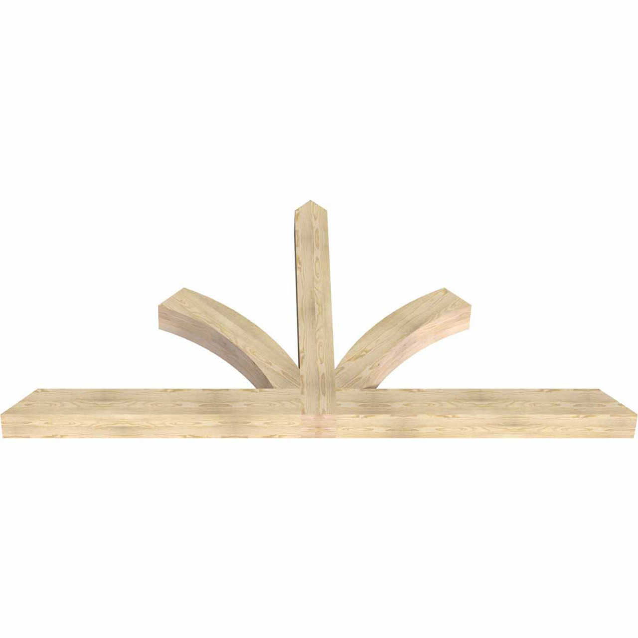 12/12 Pitch Richland Rough Sawn Timber Gable Bracket GBW108X54X0606RIC00RDF