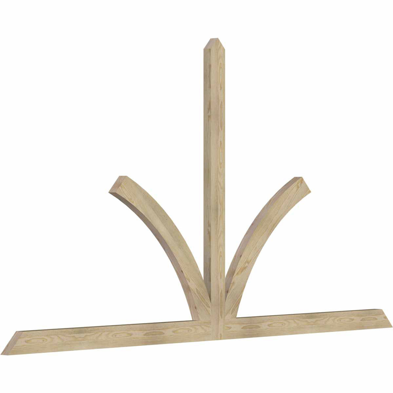 13/12 Pitch Richland Rough Sawn Timber Gable Bracket GBW108X58X0204RIC00RDF