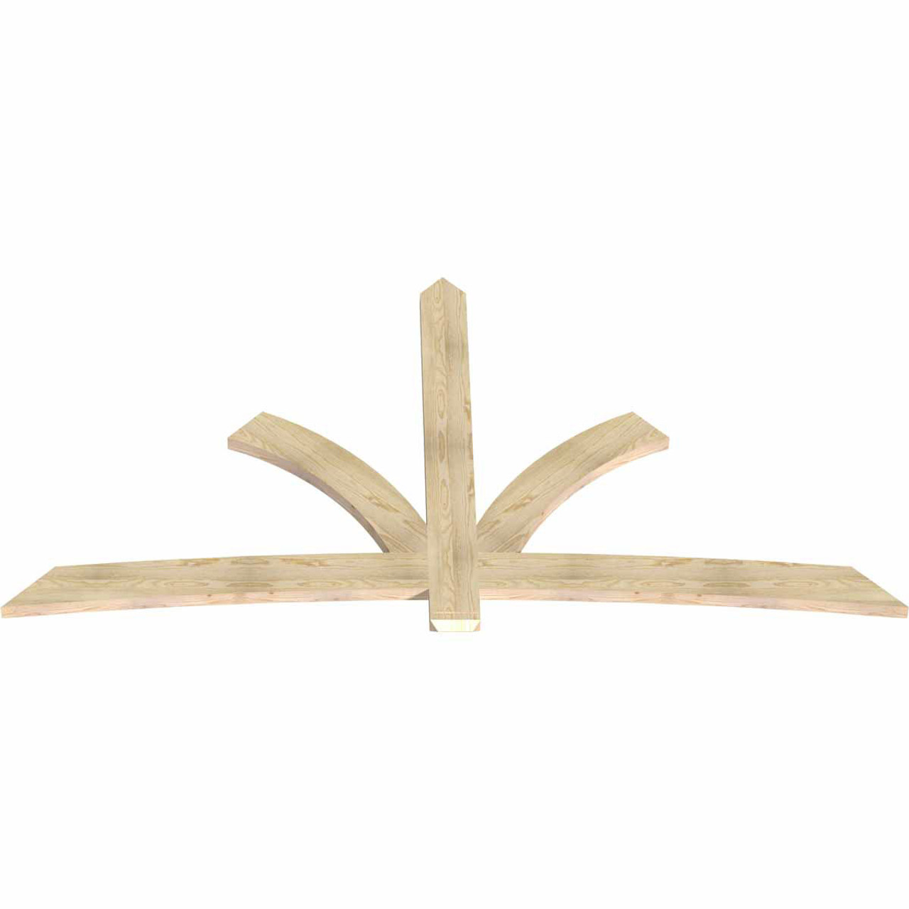 13/12 Pitch Davenport Rough Sawn Timber Gable Bracket GBW108X58X0206DAV00RDF