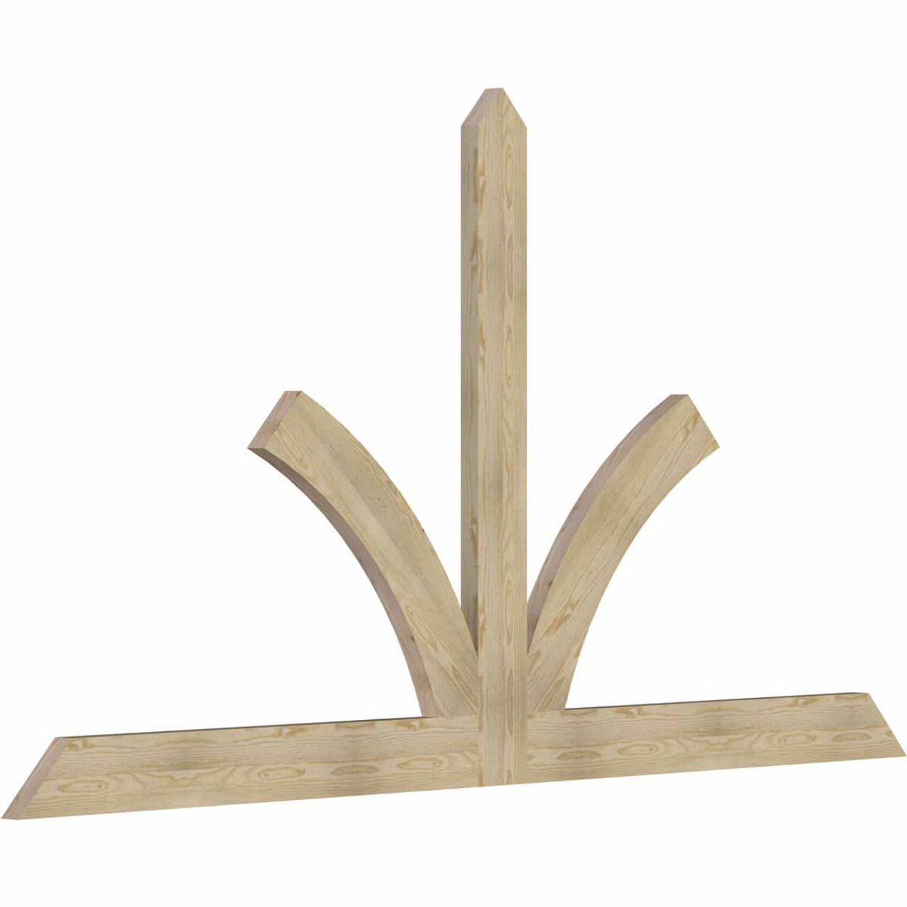 13/12 Pitch Richland Rough Sawn Timber Gable Bracket GBW108X58X0206RIC00RDF