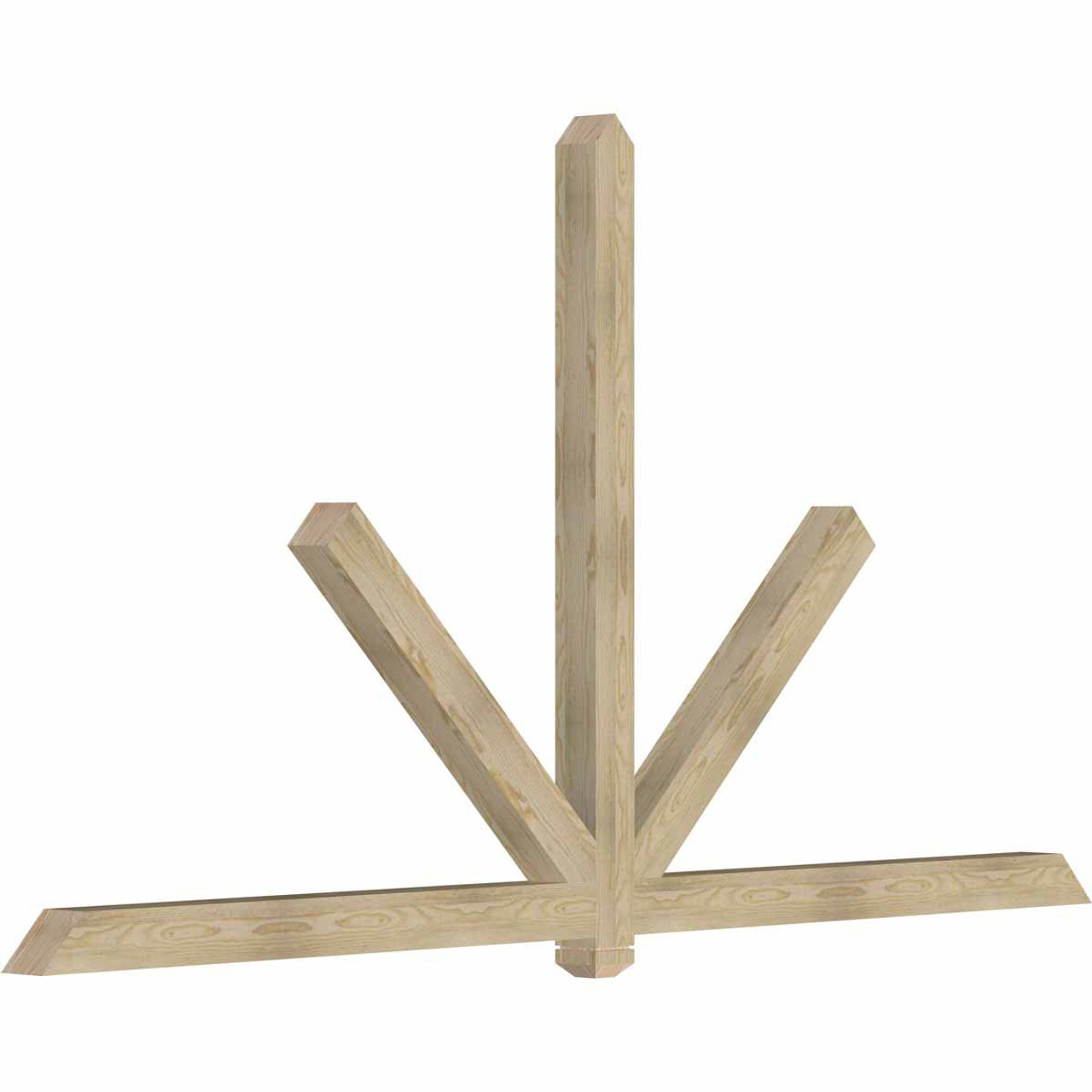 13/12 Pitch Kennewick Rough Sawn Timber Gable Bracket GBW108X58X0404KEN00RDF