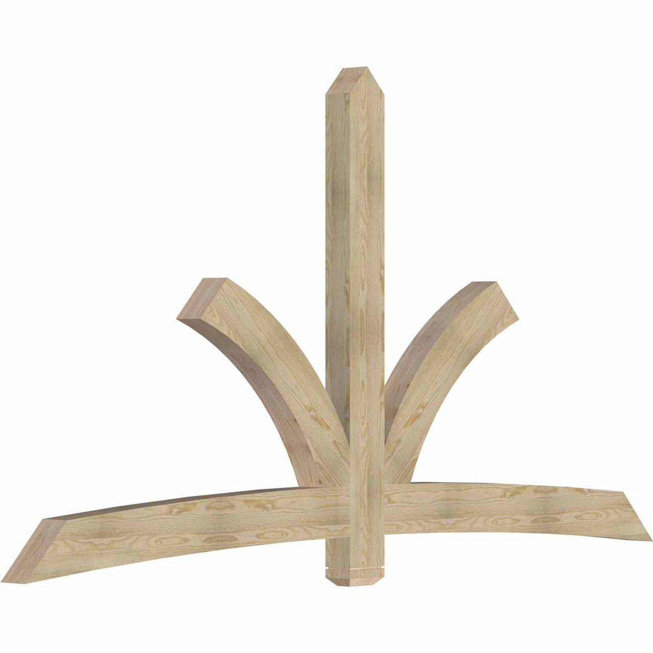 13/12 Pitch Davenport Rough Sawn Timber Gable Bracket GBW108X58X0406DAV00RDF