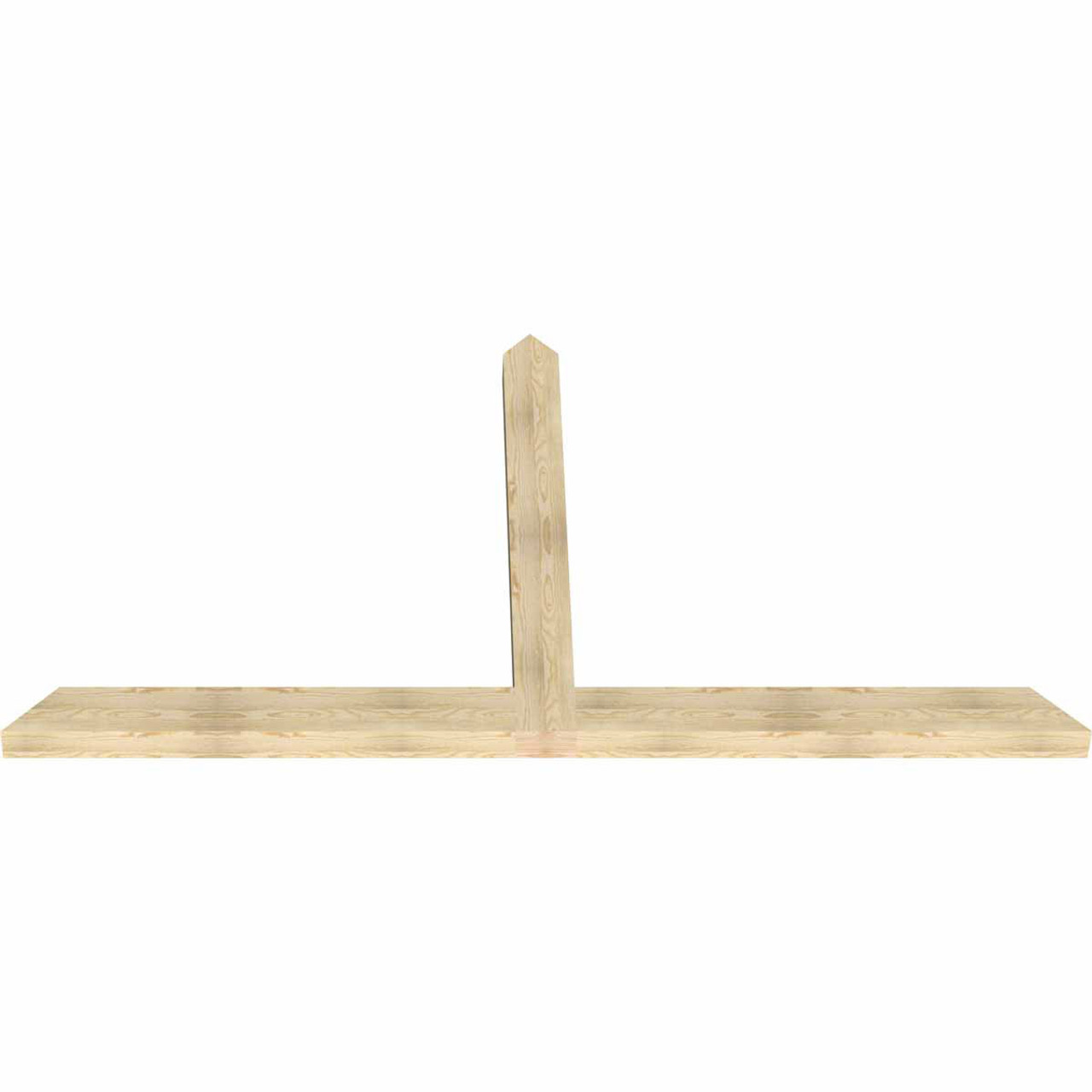 13/12 Pitch Portland Rough Sawn Timber Gable Bracket GBW108X58X0406POR00RDF