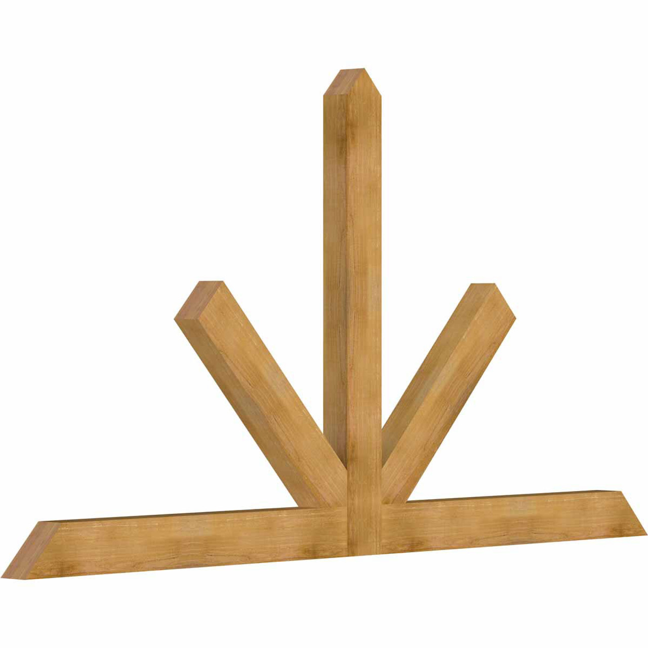 13/12 Pitch Saratoga Rough Sawn Timber Gable Bracket GBW108X58X0406SAR00RWR