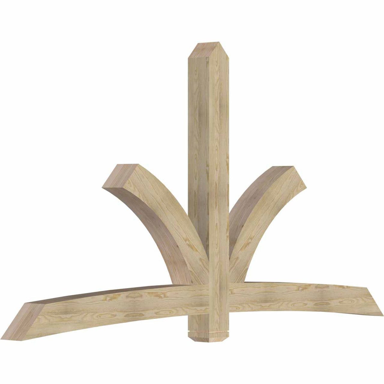 13/12 Pitch Davenport Rough Sawn Timber Gable Bracket GBW108X58X0606DAV00RDF