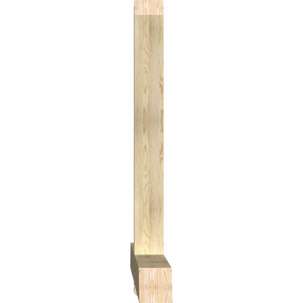 13/12 Pitch Eugene Rough Sawn Timber Gable Bracket GBW108X58X0606EUG00RDF