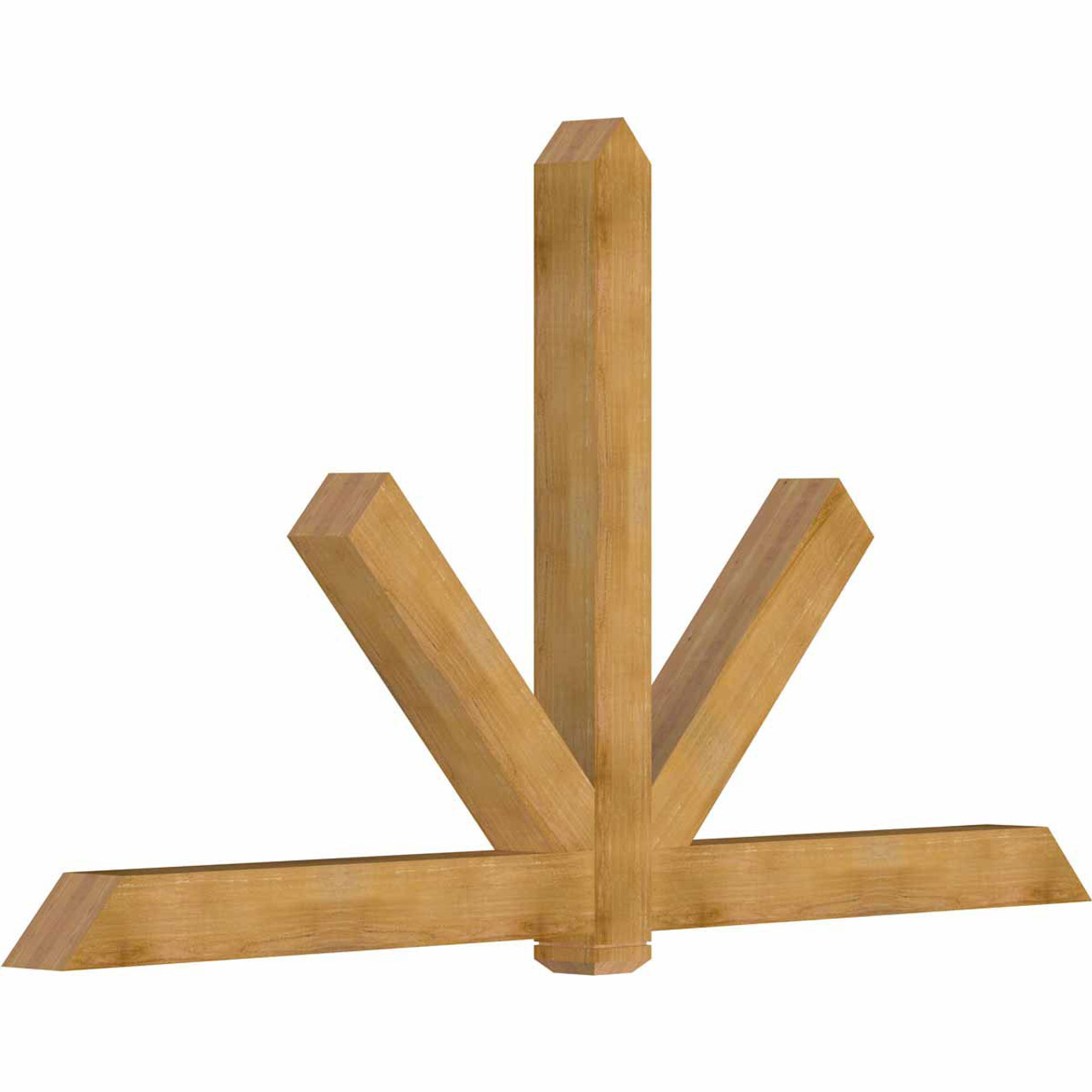 13/12 Pitch Kennewick Rough Sawn Timber Gable Bracket GBW108X58X0606KEN00RWR