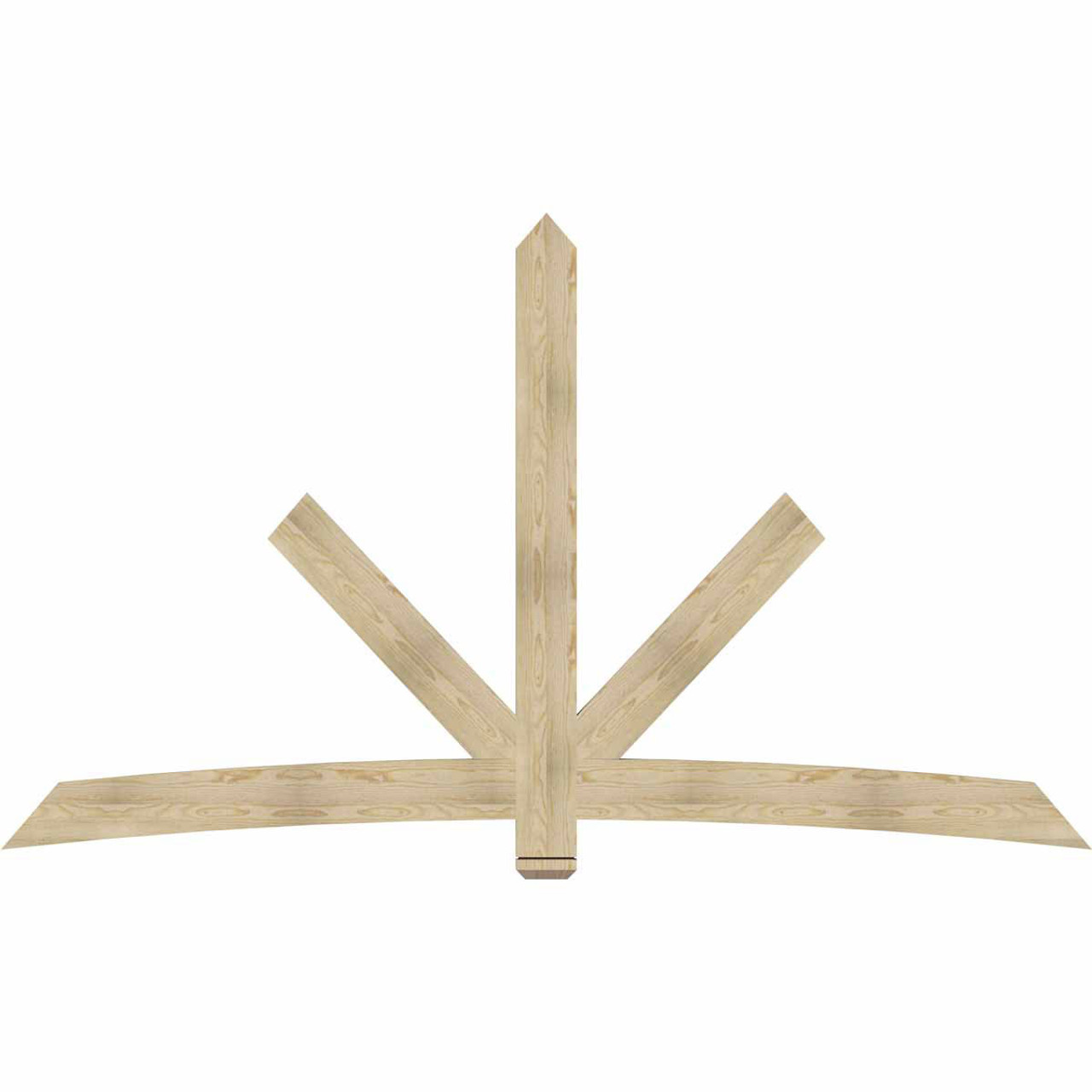 14/12 Pitch Alberta Rough Sawn Timber Gable Bracket GBW108X63X0206ALB00RDF