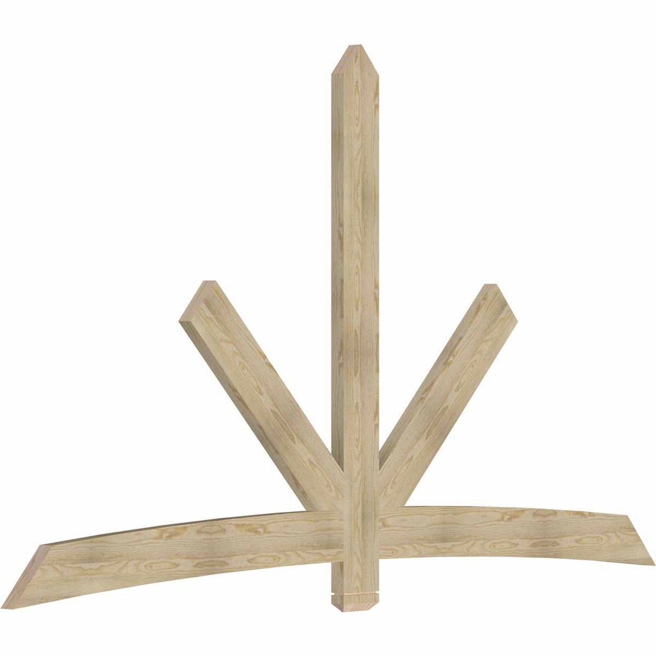 14/12 Pitch Alberta Rough Sawn Timber Gable Bracket GBW108X63X0206ALB00RDF