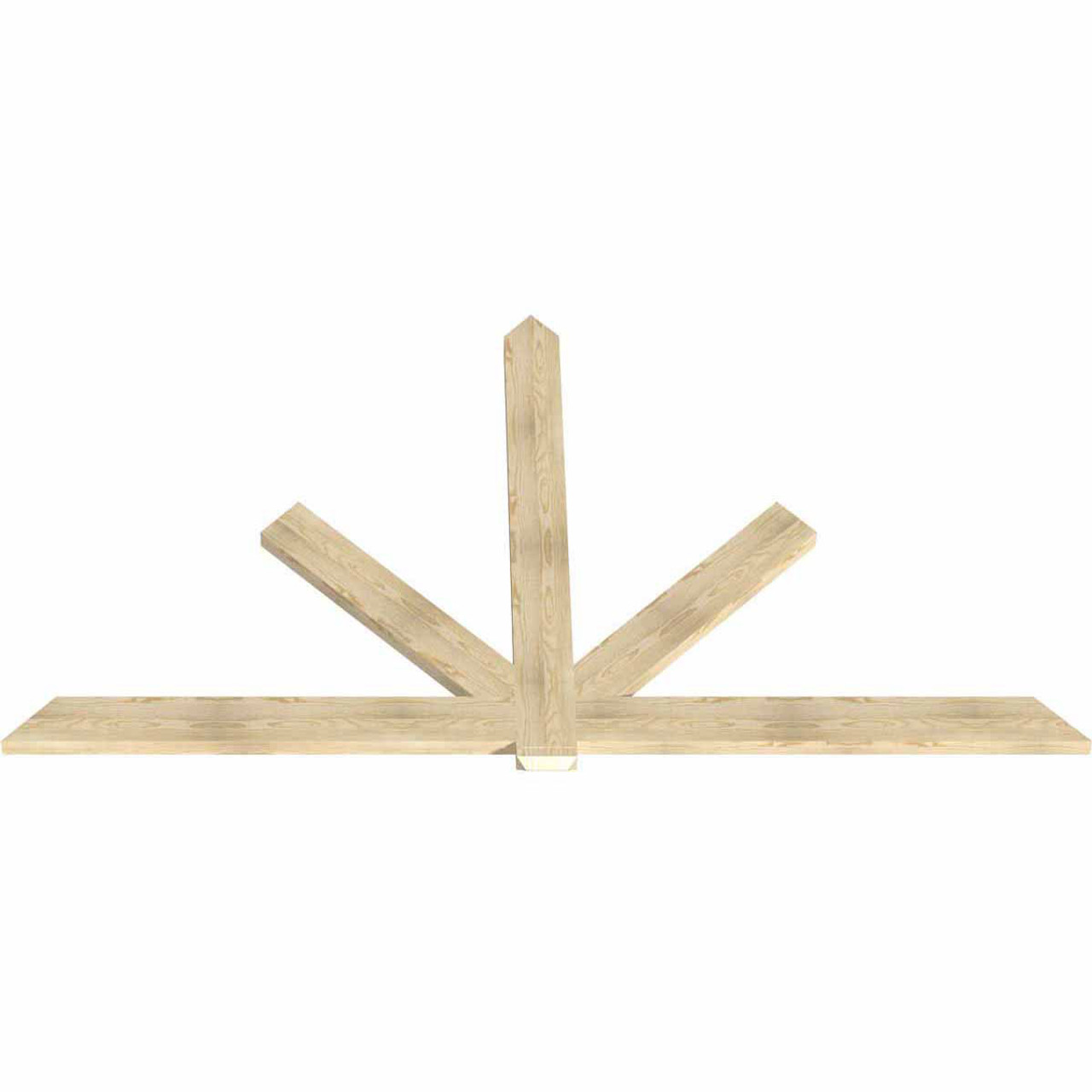 14/12 Pitch Kennewick Rough Sawn Timber Gable Bracket GBW108X63X0206KEN00RDF