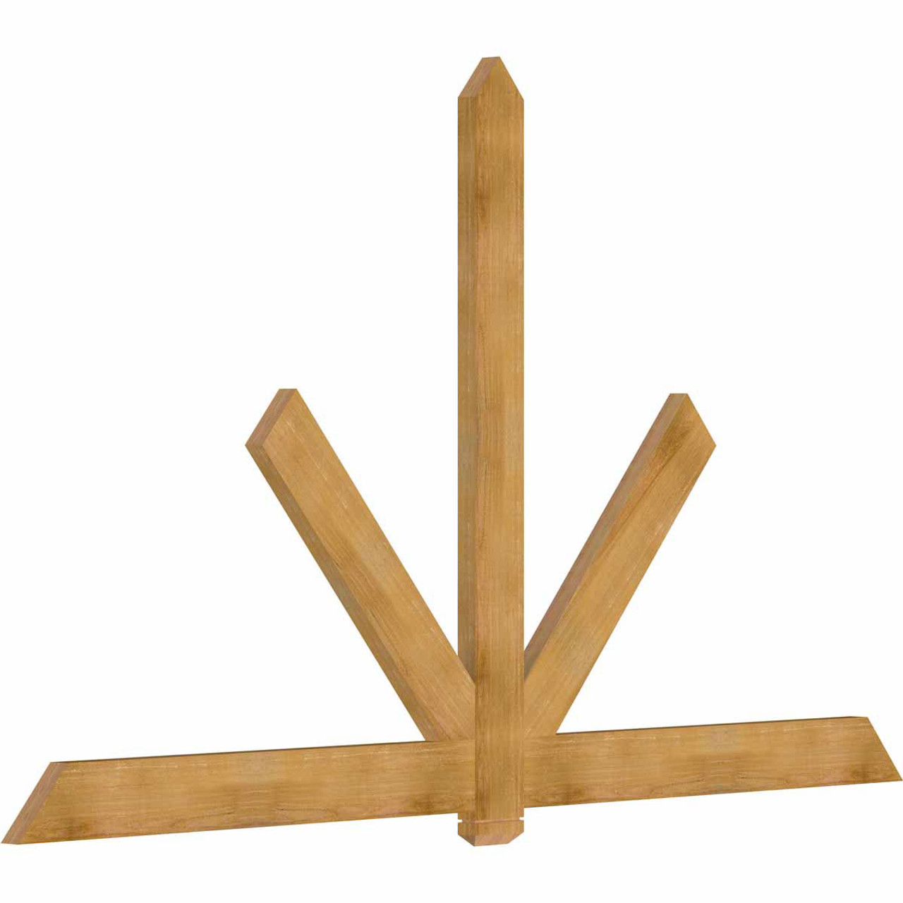 14/12 Pitch Kennewick Rough Sawn Timber Gable Bracket GBW108X63X0206KEN00RWR