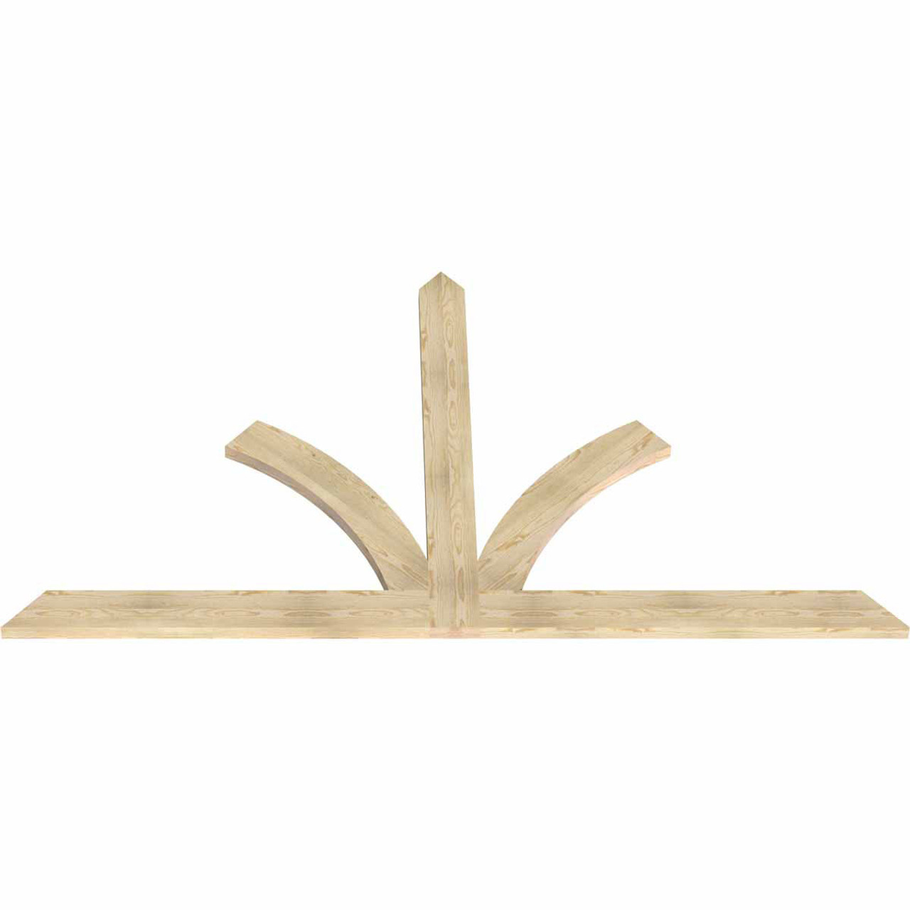 14/12 Pitch Richland Rough Sawn Timber Gable Bracket GBW108X63X0206RIC00RDF