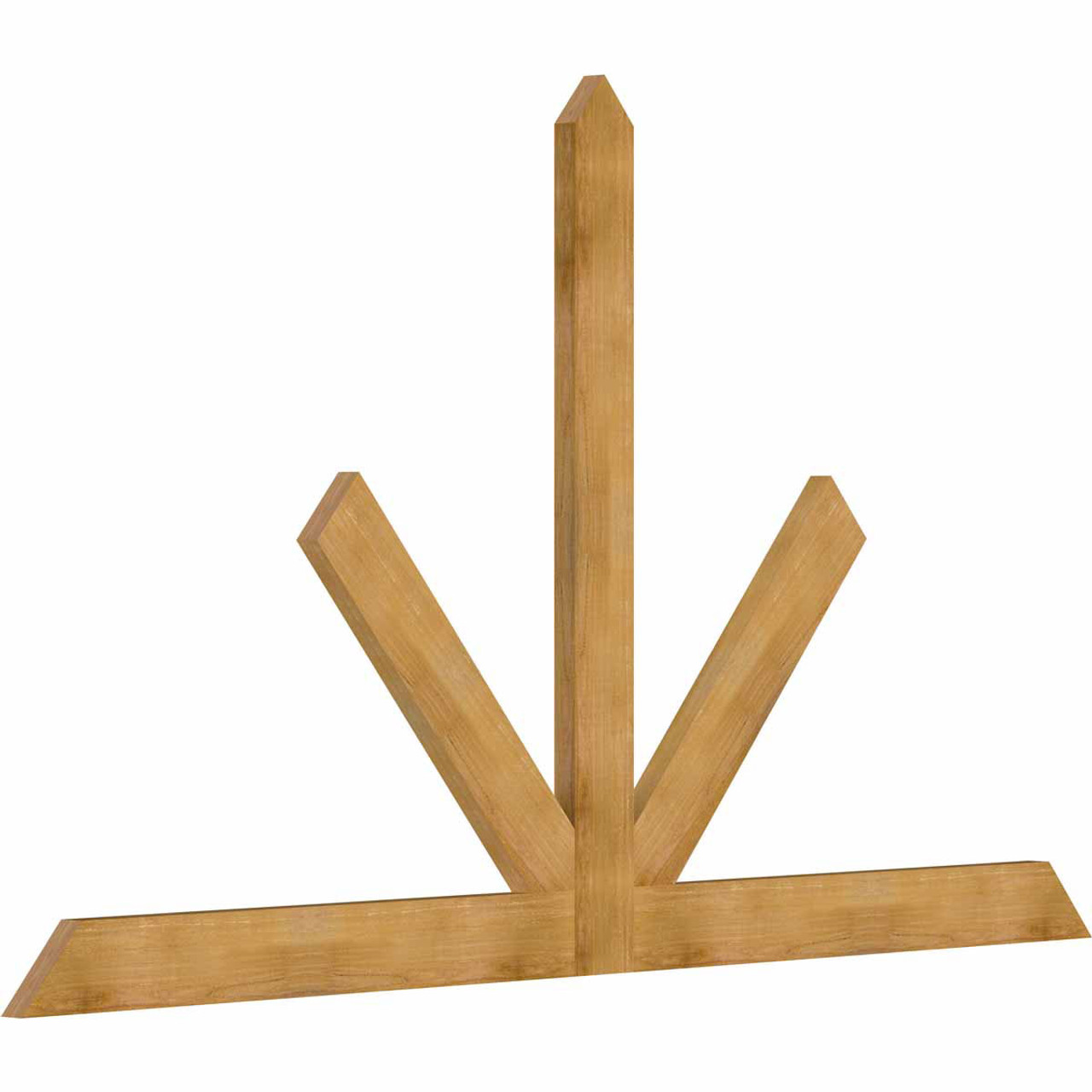 14/12 Pitch Saratoga Rough Sawn Timber Gable Bracket GBW108X63X0206SAR00RWR