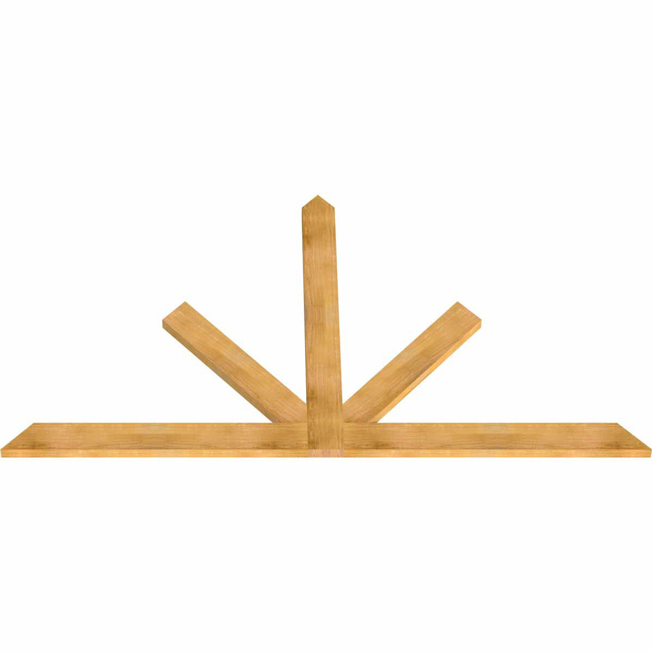 14/12 Pitch Saratoga Rough Sawn Timber Gable Bracket GBW108X63X0206SAR00RWR