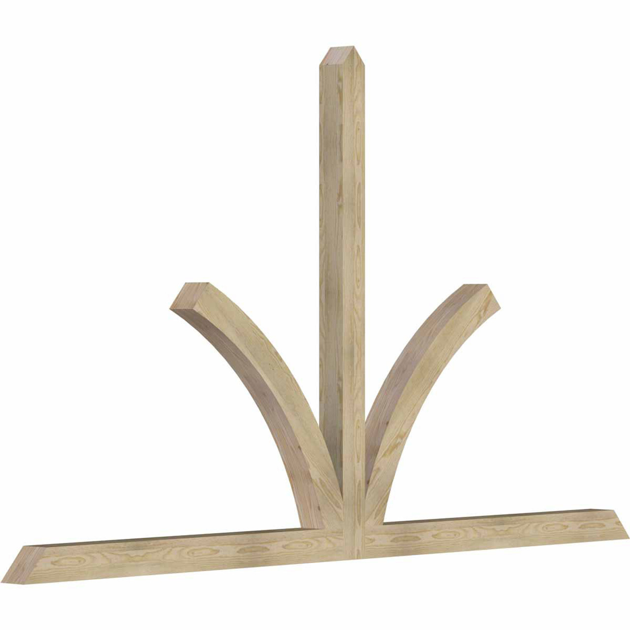 14/12 Pitch Richland Rough Sawn Timber Gable Bracket GBW108X63X0404RIC00RDF