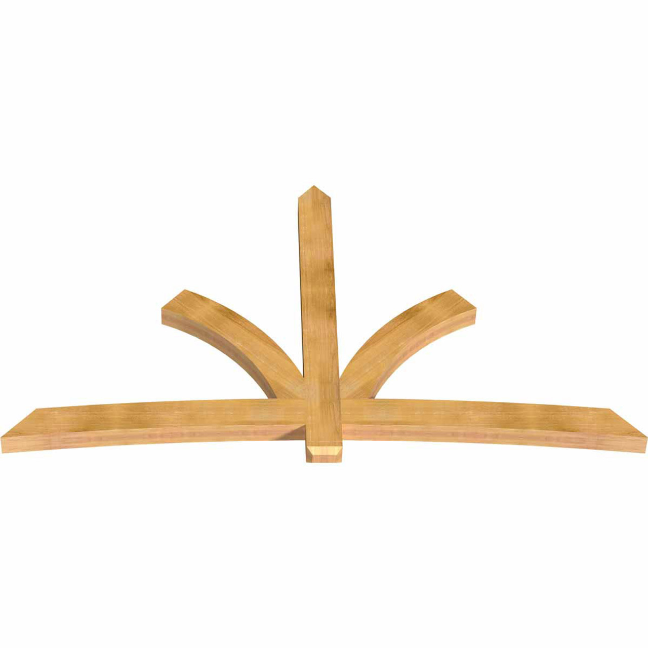 14/12 Pitch Davenport Rough Sawn Timber Gable Bracket GBW108X63X0406DAV00RWR