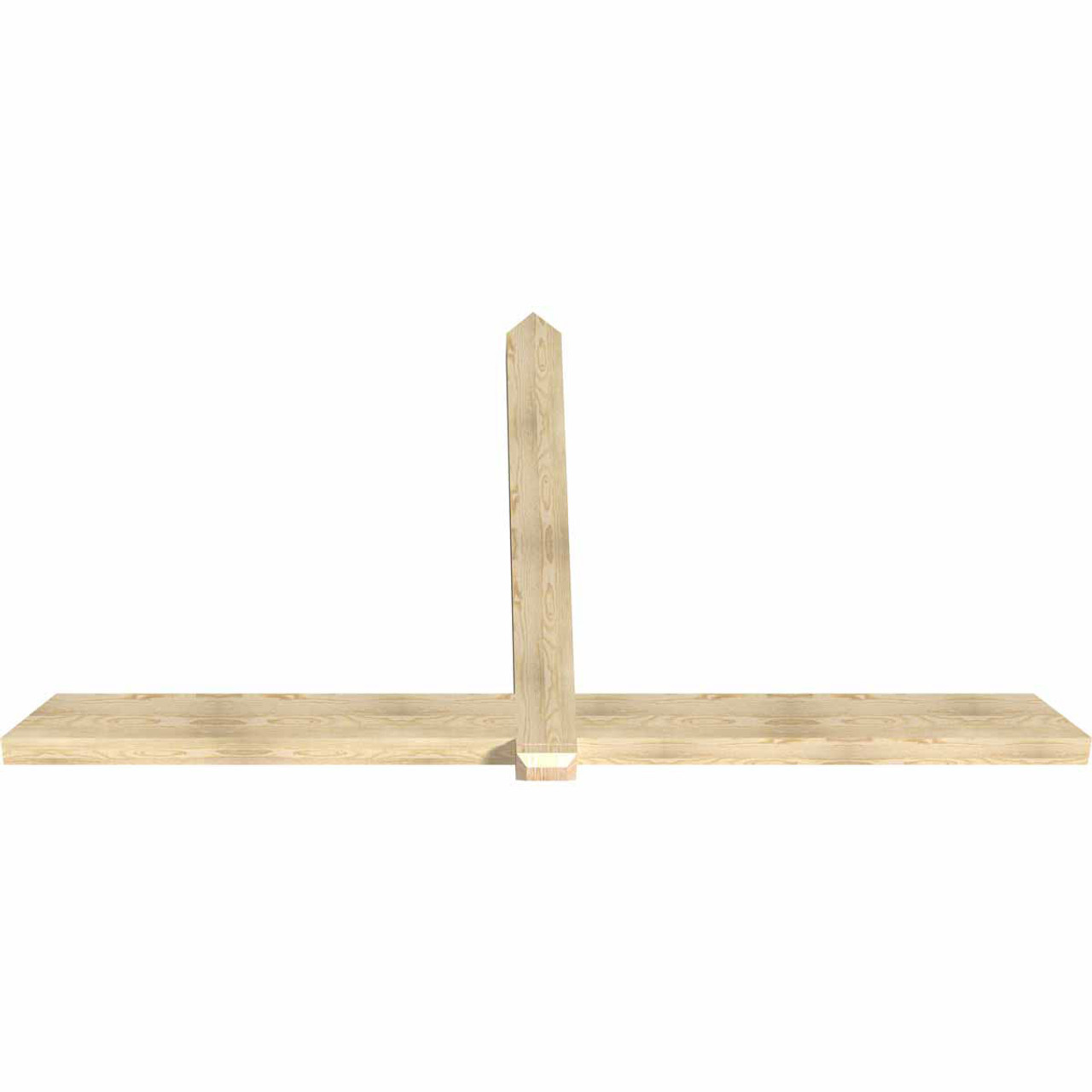 14/12 Pitch Eugene Rough Sawn Timber Gable Bracket GBW108X63X0406EUG00RDF