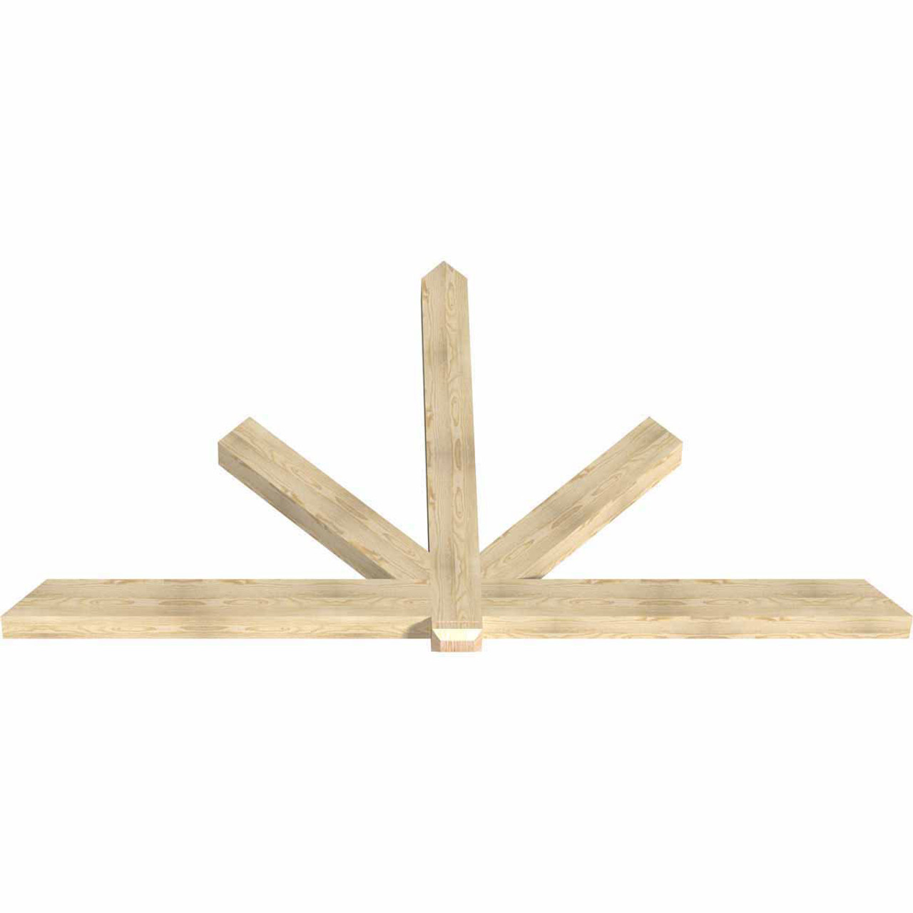 14/12 Pitch Kennewick Rough Sawn Timber Gable Bracket GBW108X63X0406KEN00RDF