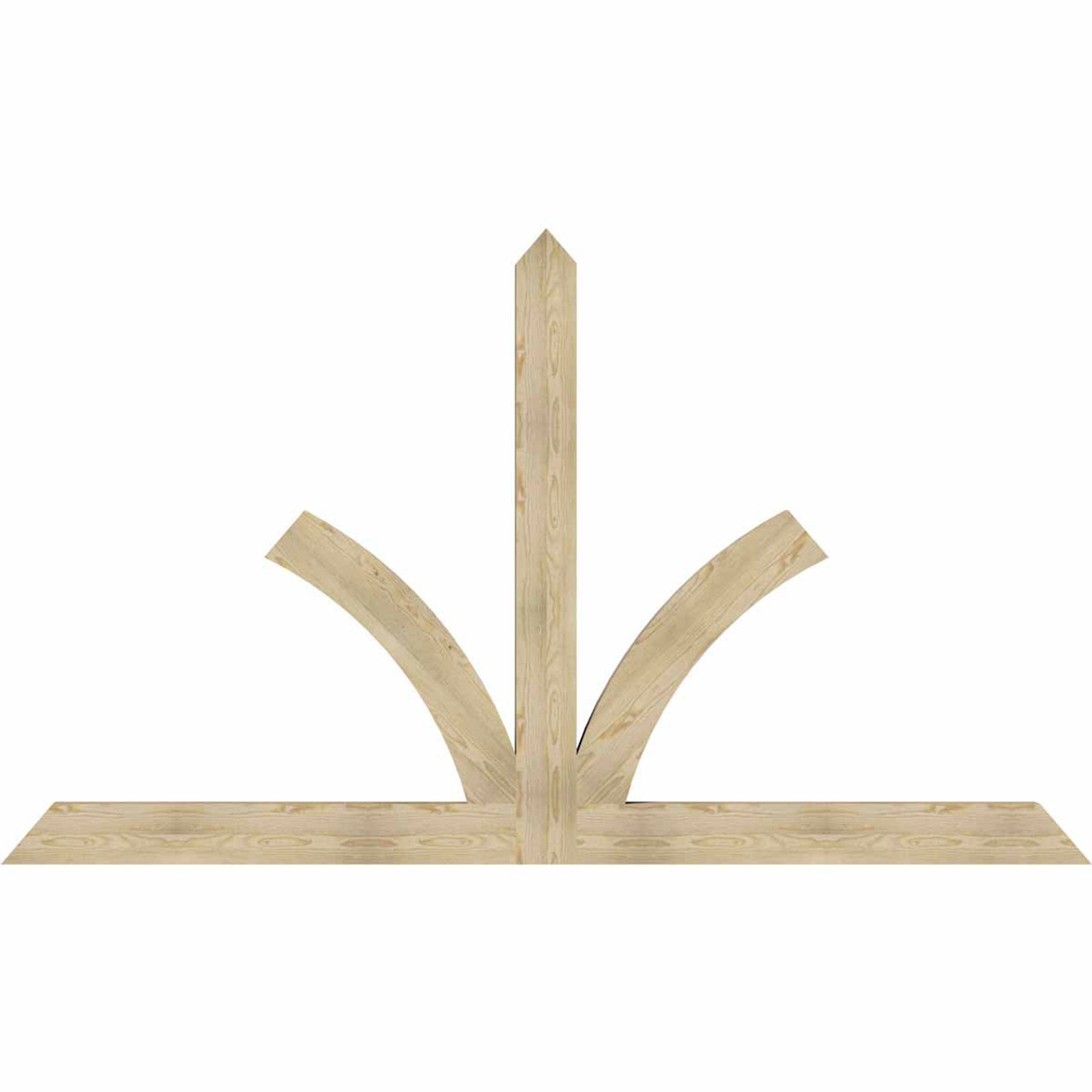14/12 Pitch Richland Rough Sawn Timber Gable Bracket GBW108X63X0406RIC00RDF