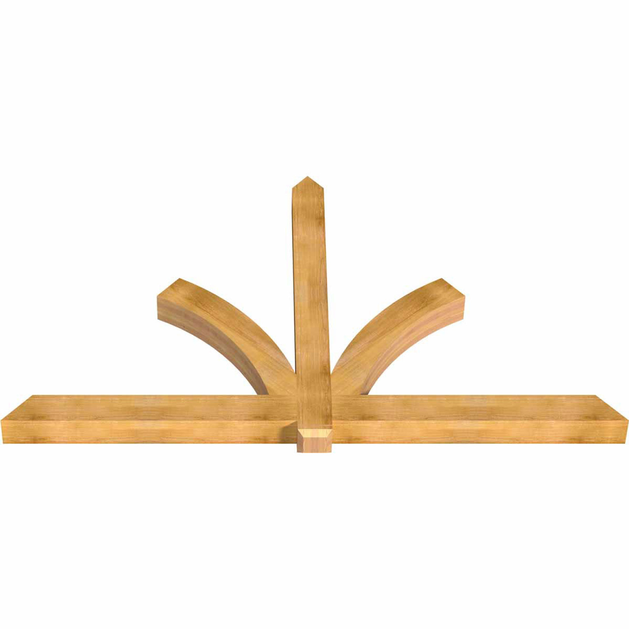 14/12 Pitch Redmond Rough Sawn Timber Gable Bracket GBW108X63X0606RED00RWR