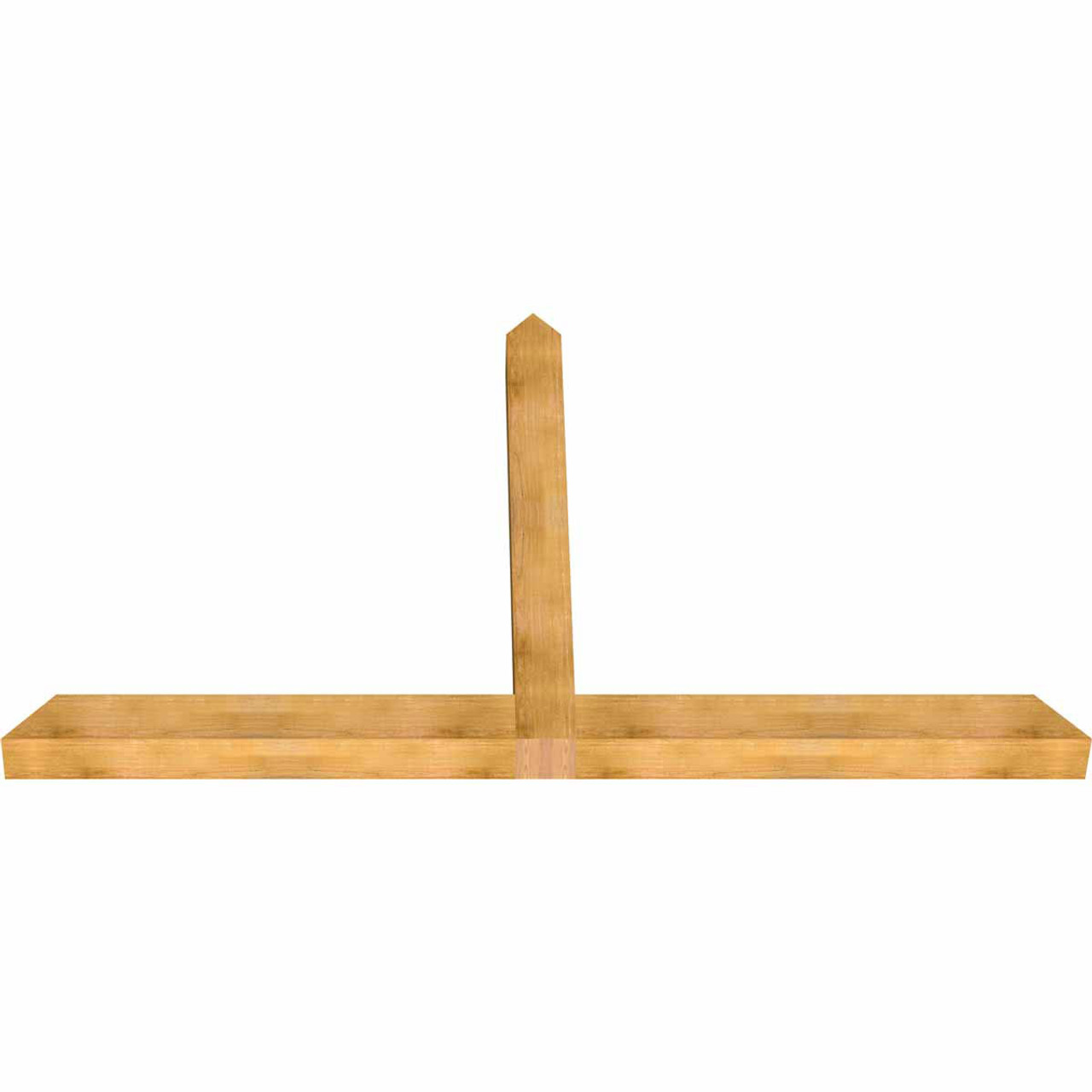 14/12 Pitch Saratoga Rough Sawn Timber Gable Bracket GBW108X63X0606SAR00RWR