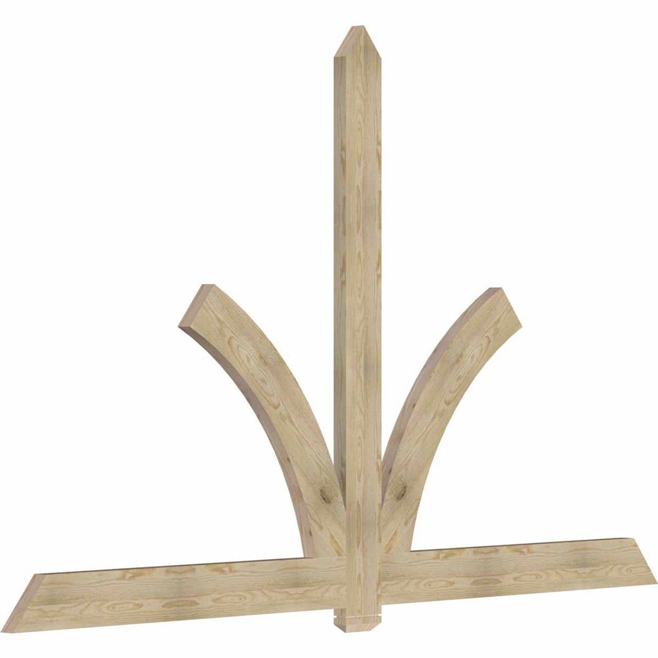 15/12 Pitch Redmond Rough Sawn Timber Gable Bracket GBW108X68X0206RED00RDF