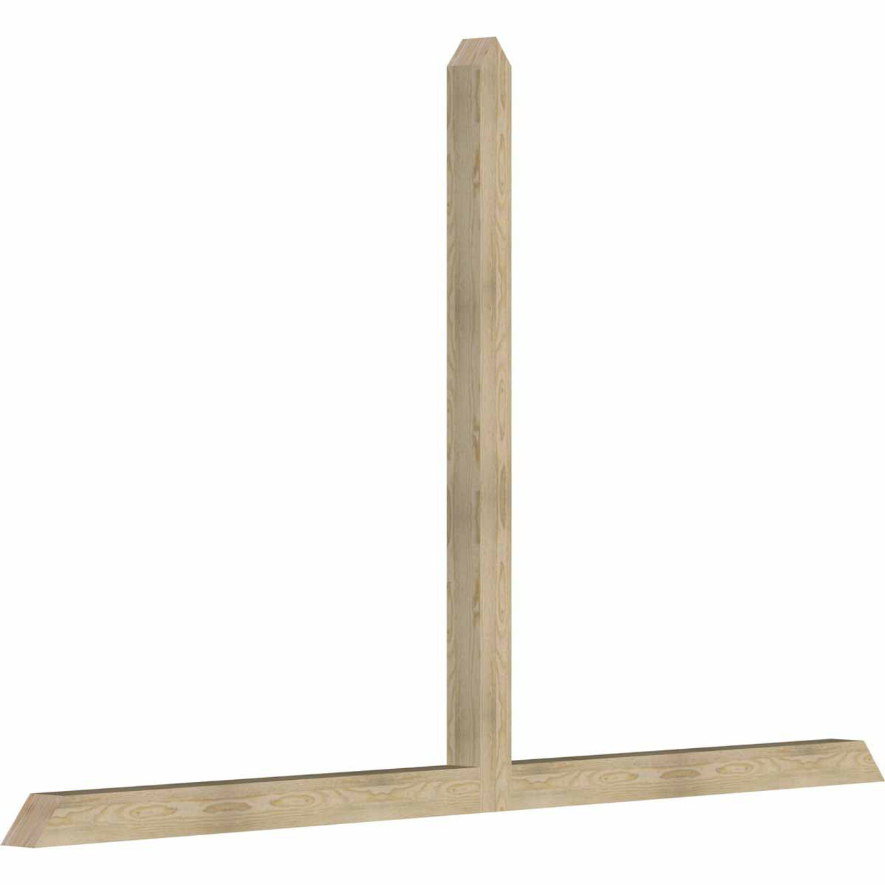 15/12 Pitch Portland Rough Sawn Timber Gable Bracket GBW108X68X0404POR00RDF