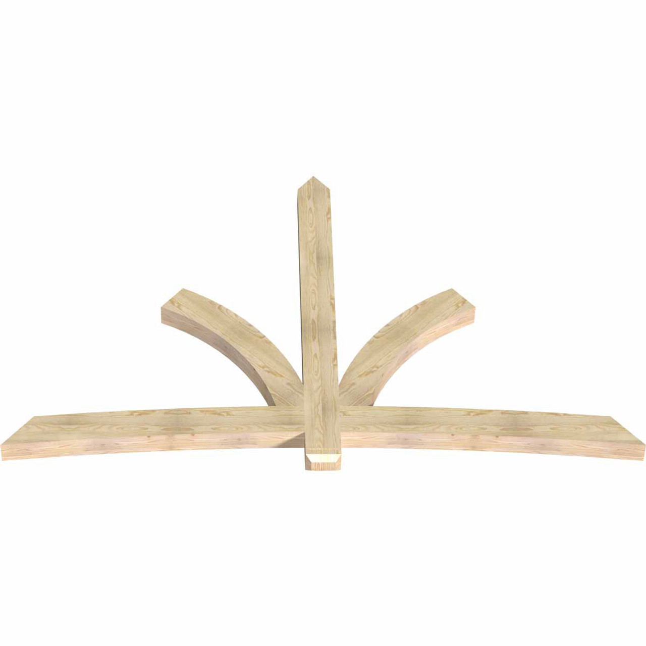 15/12 Pitch Davenport Rough Sawn Timber Gable Bracket GBW108X68X0406DAV00RDF