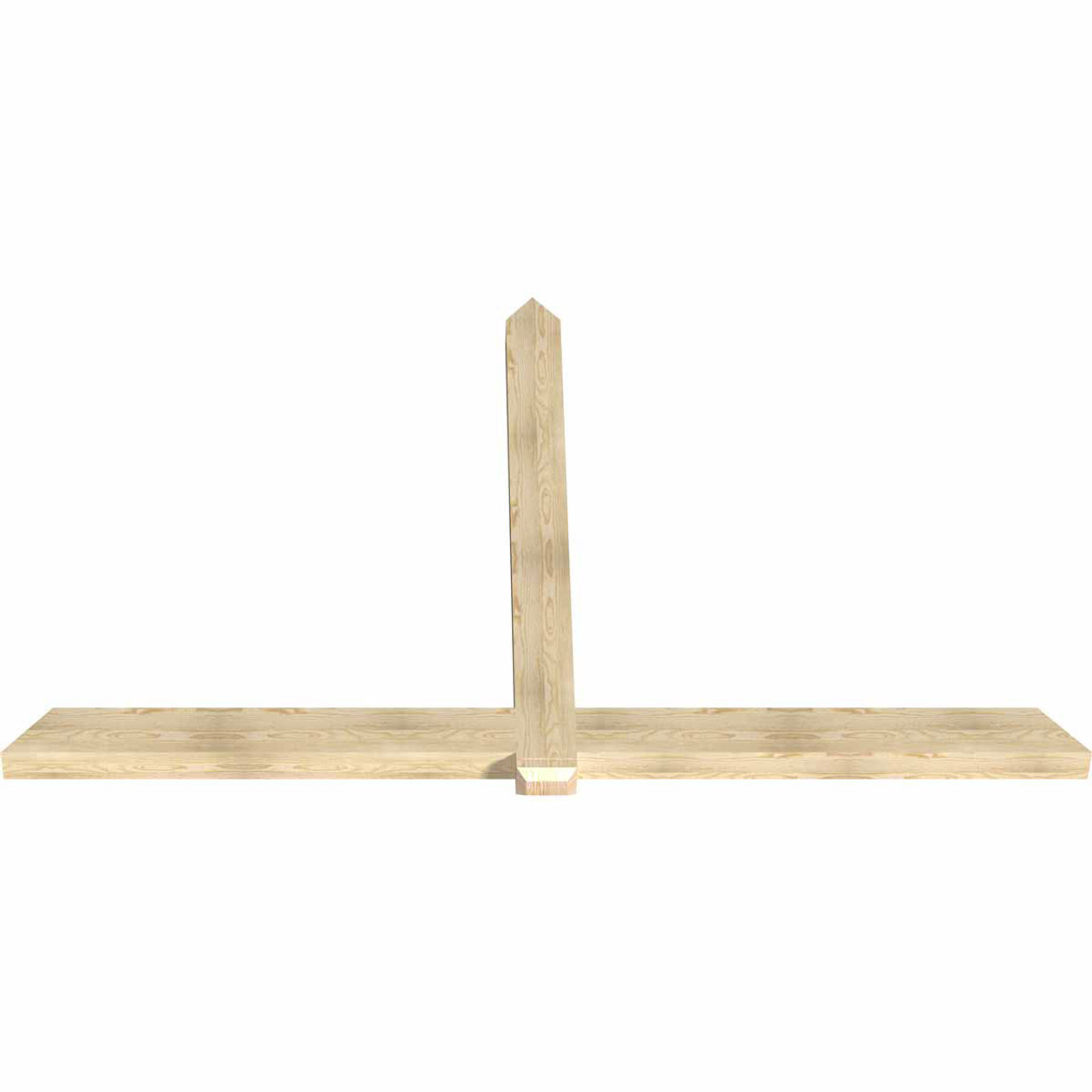 15/12 Pitch Eugene Rough Sawn Timber Gable Bracket GBW108X68X0406EUG00RDF