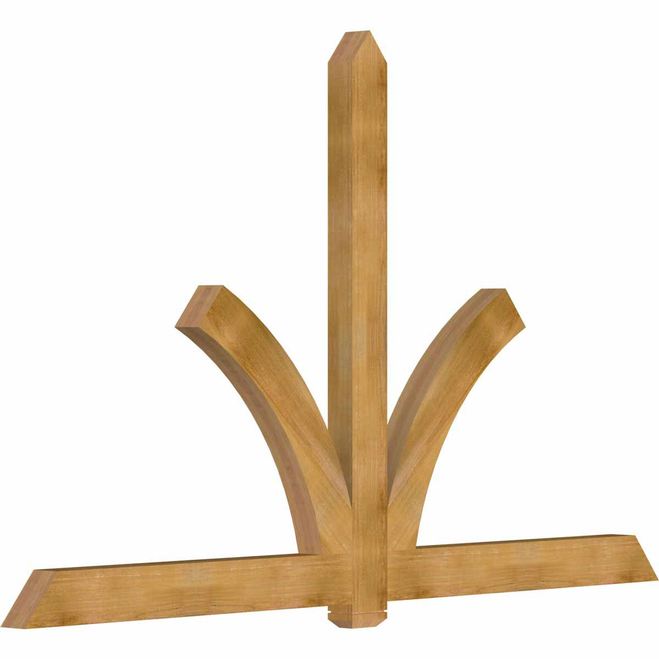 15/12 Pitch Redmond Rough Sawn Timber Gable Bracket GBW108X68X0406RED00RWR