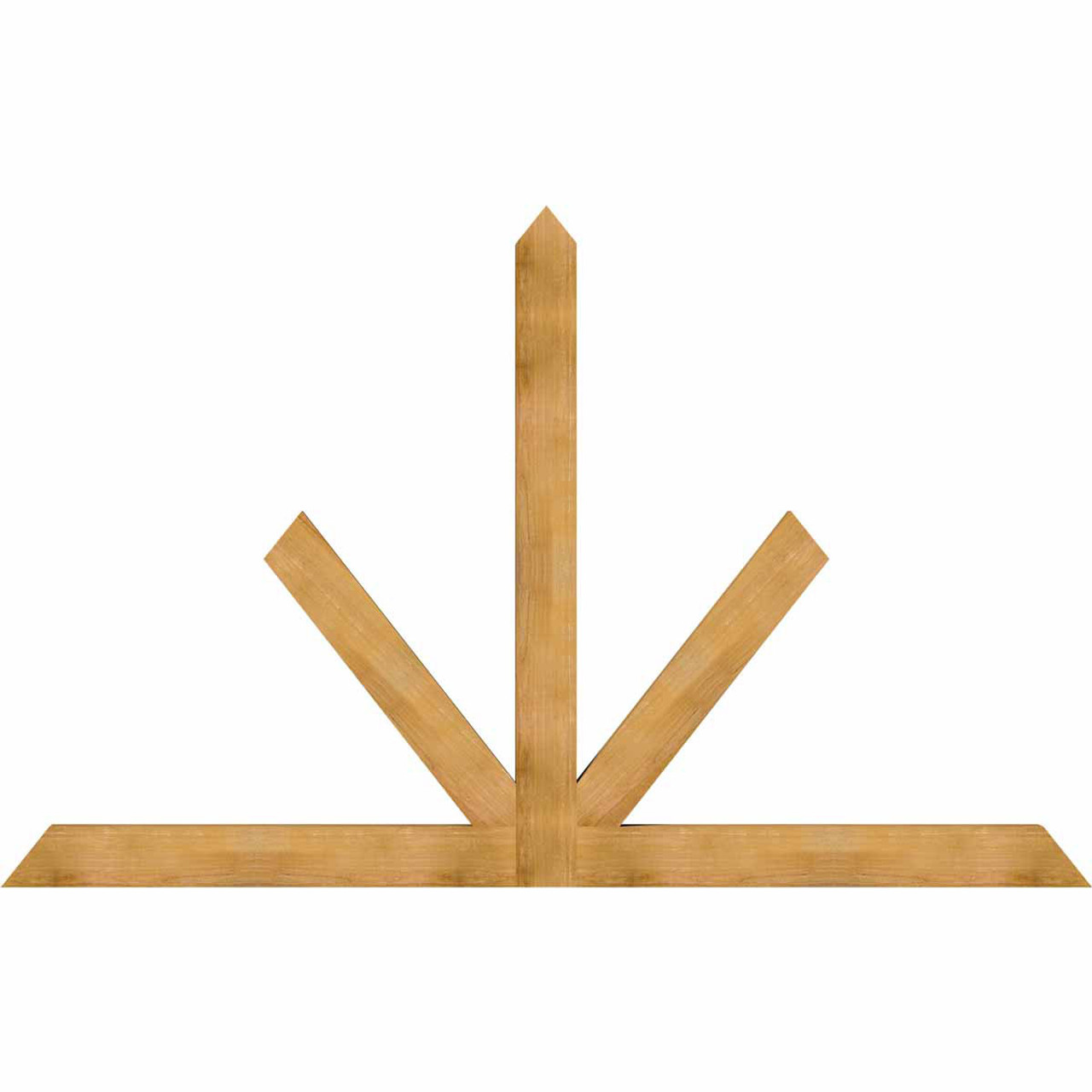 15/12 Pitch Saratoga Rough Sawn Timber Gable Bracket GBW108X68X0406SAR00RWR