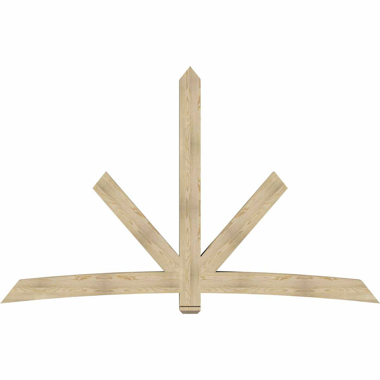 15/12 Pitch Alberta Rough Sawn Timber Gable Bracket GBW108X68X0606ALB00RDF