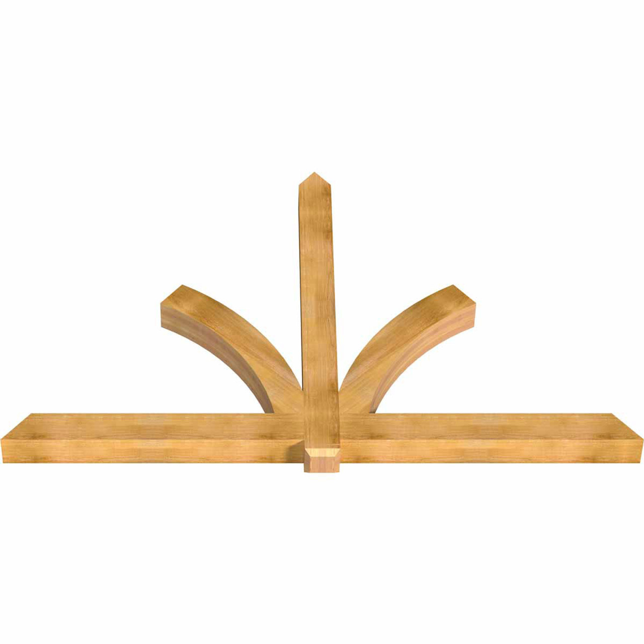 15/12 Pitch Redmond Rough Sawn Timber Gable Bracket GBW108X68X0606RED00RWR