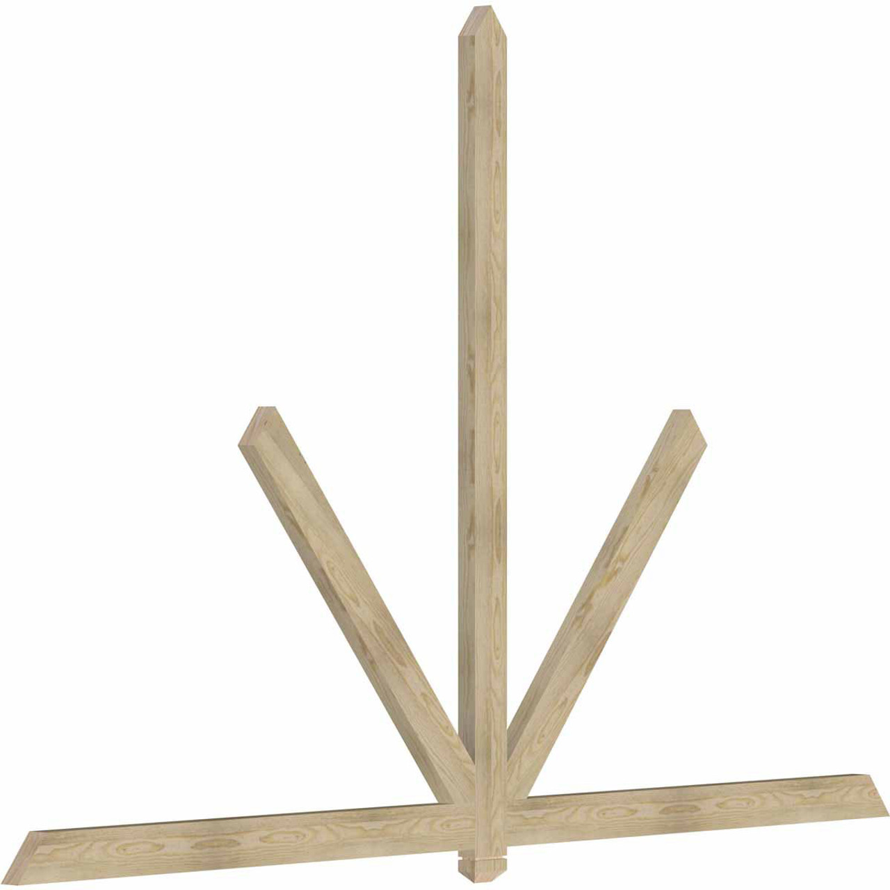 16/12 Pitch Kennewick Rough Sawn Timber Gable Bracket GBW108X72X0204KEN00RDF