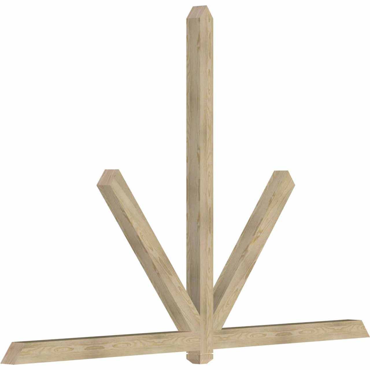 16/12 Pitch Kennewick Rough Sawn Timber Gable Bracket GBW108X72X0404KEN00RDF