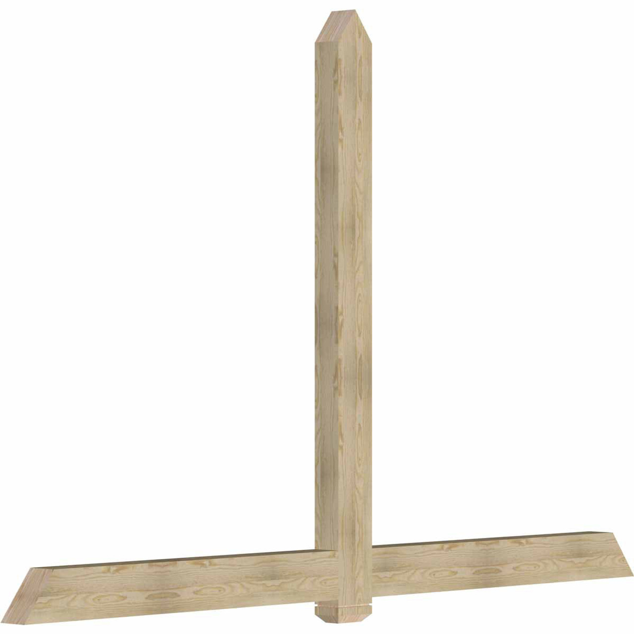 16/12 Pitch Eugene Rough Sawn Timber Gable Bracket GBW108X72X0406EUG00RDF