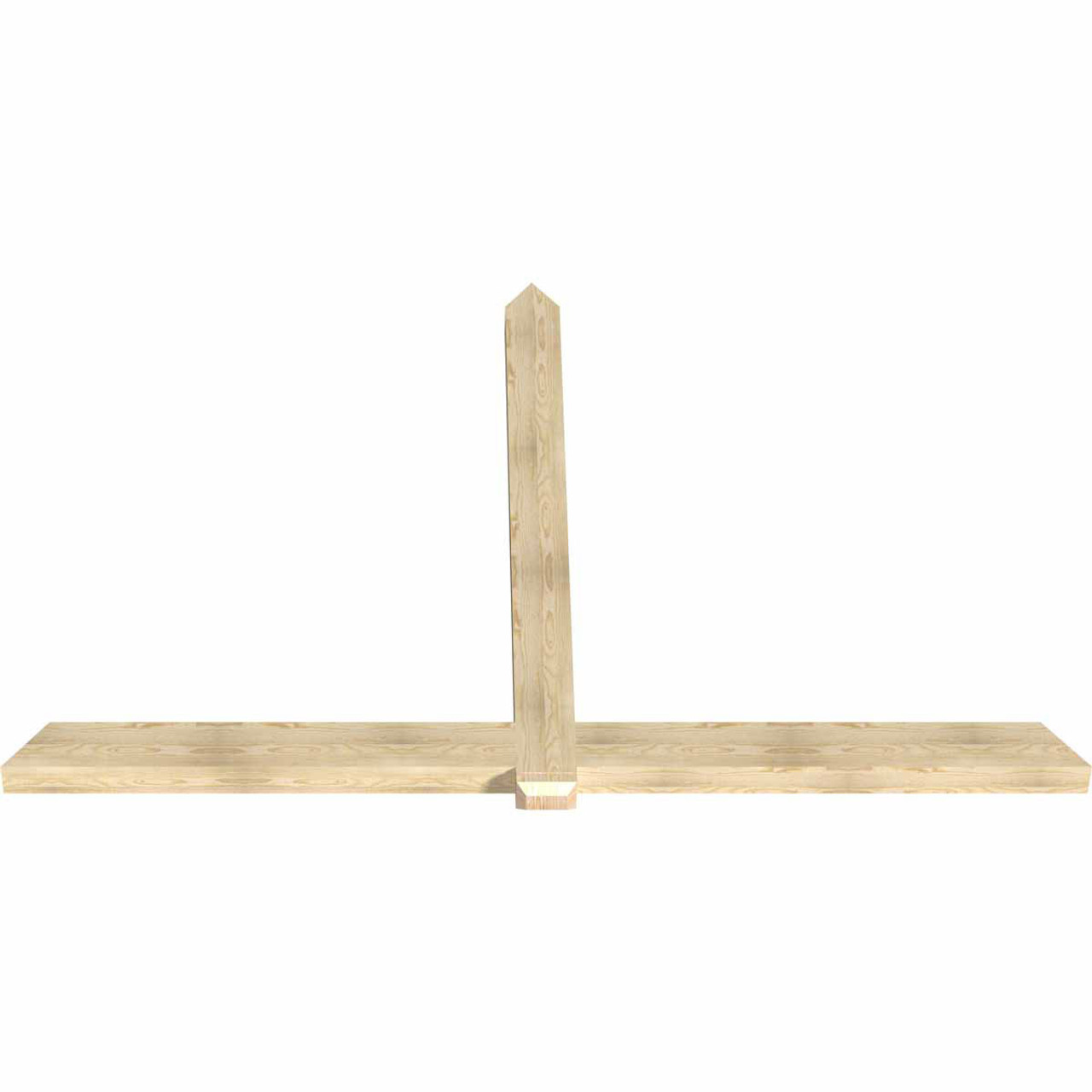 16/12 Pitch Eugene Rough Sawn Timber Gable Bracket GBW108X72X0406EUG00RDF