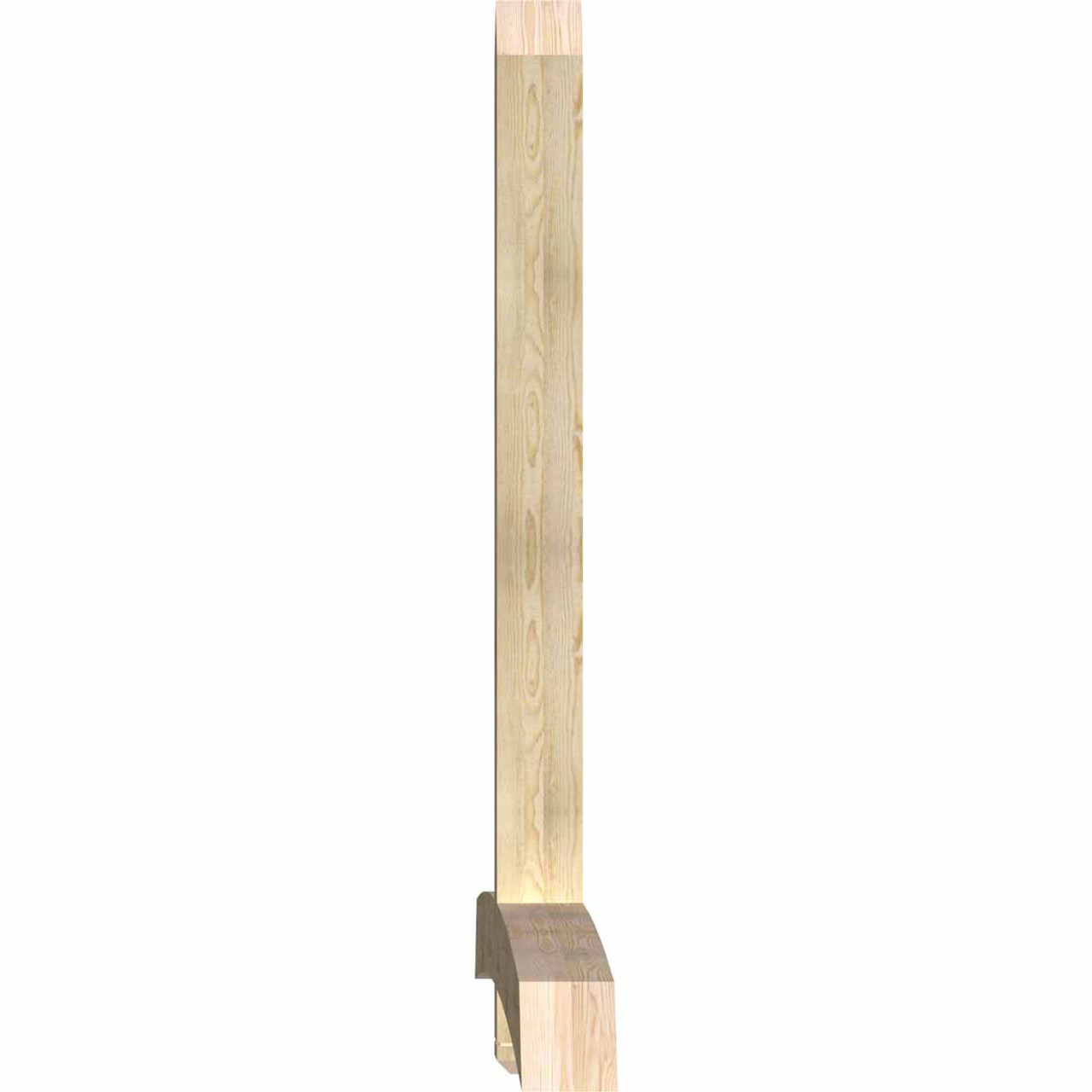 16/12 Pitch Bellingham Rough Sawn Timber Gable Bracket GBW108X72X0606BEL00RDF