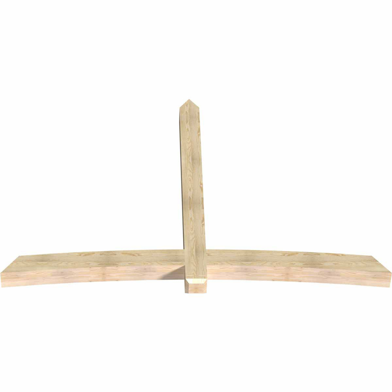 16/12 Pitch Bellingham Rough Sawn Timber Gable Bracket GBW108X72X0606BEL00RDF