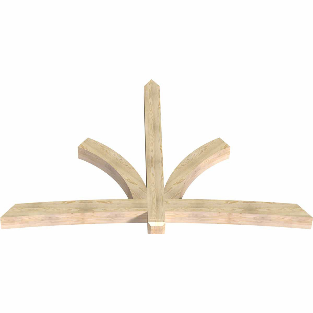 16/12 Pitch Davenport Rough Sawn Timber Gable Bracket GBW108X72X0606DAV00RDF