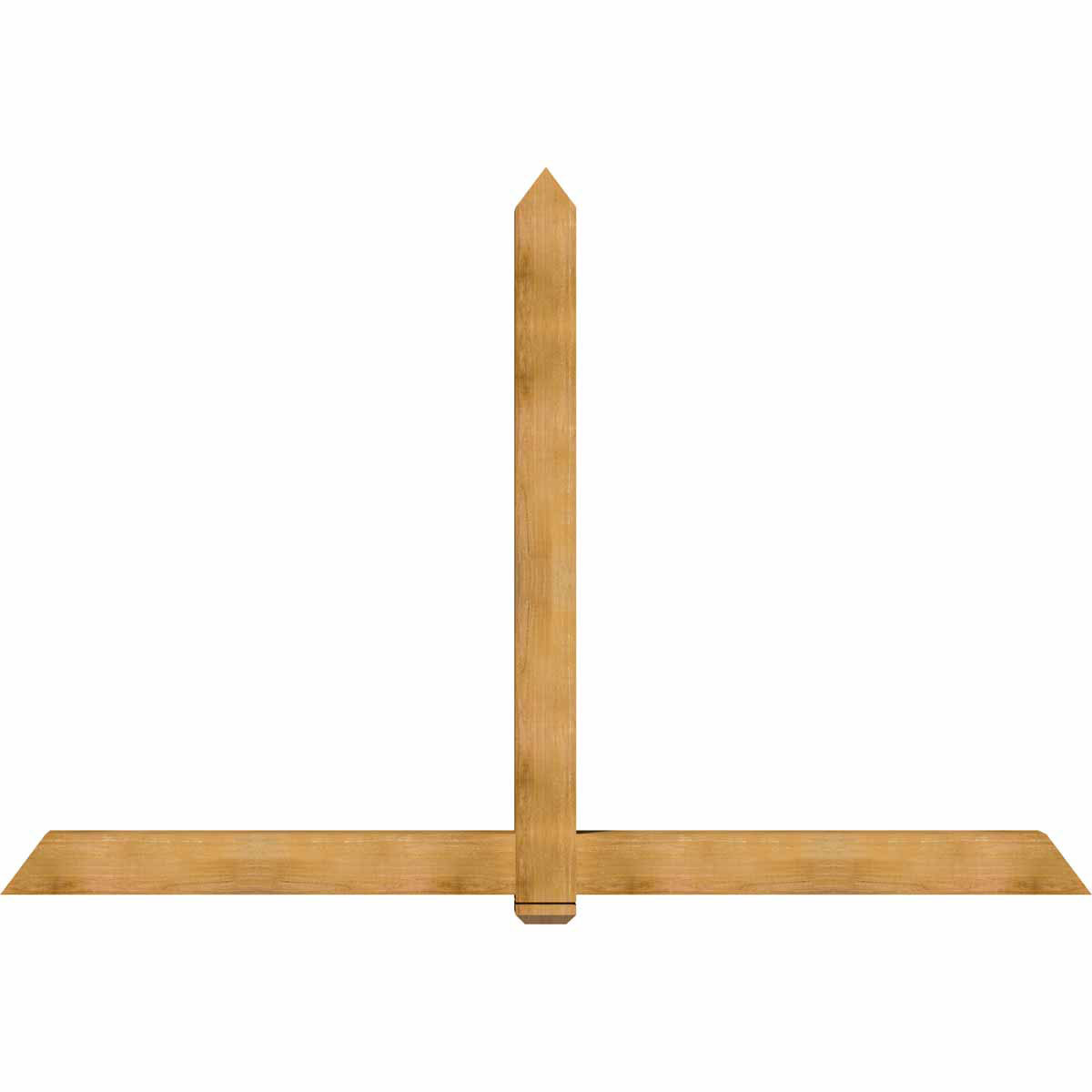 16/12 Pitch Eugene Rough Sawn Timber Gable Bracket GBW108X72X0606EUG00RWR